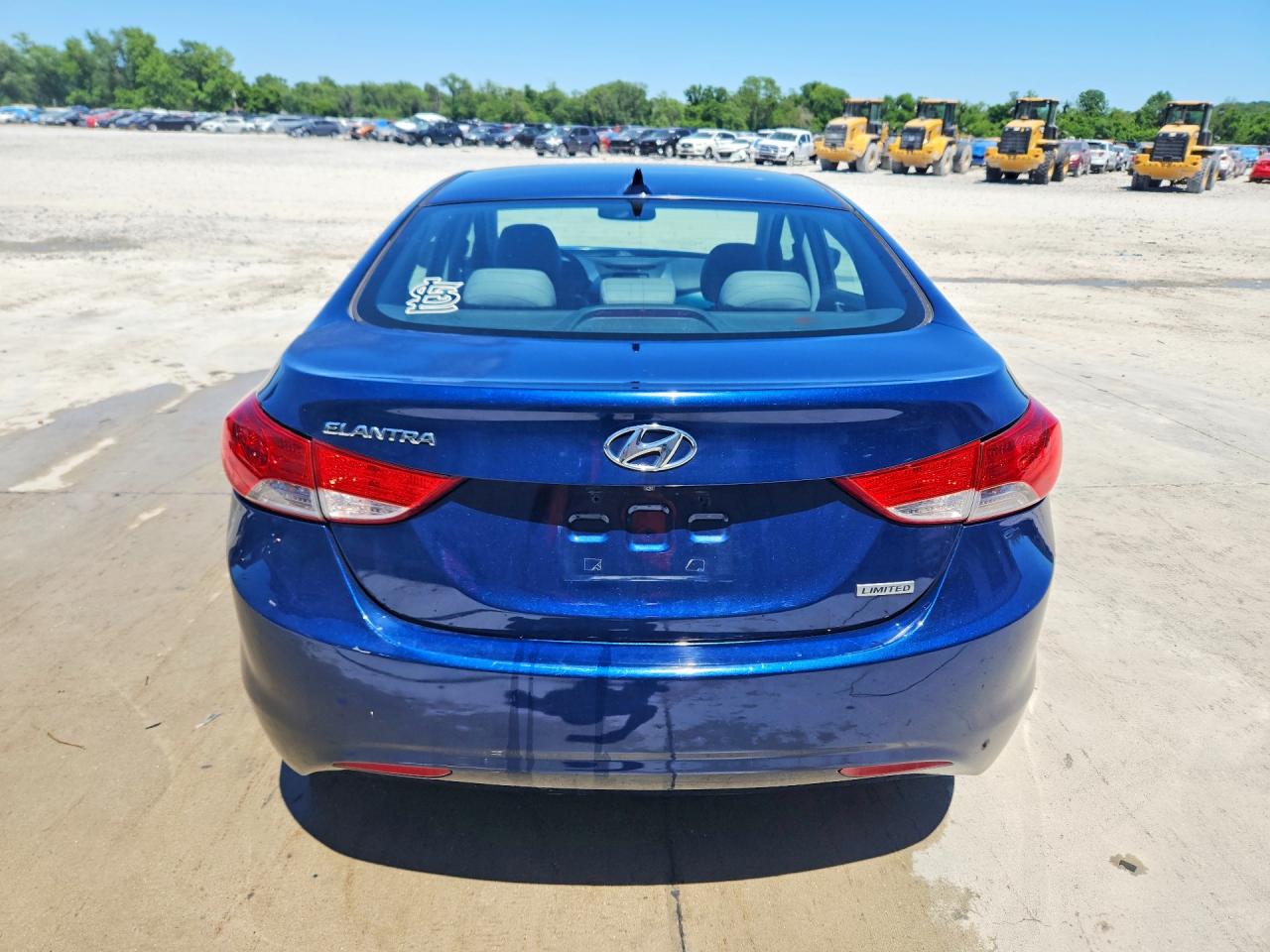 2013 Hyundai Elantra Limited Blue vin: KMHDH4AE5DU633969