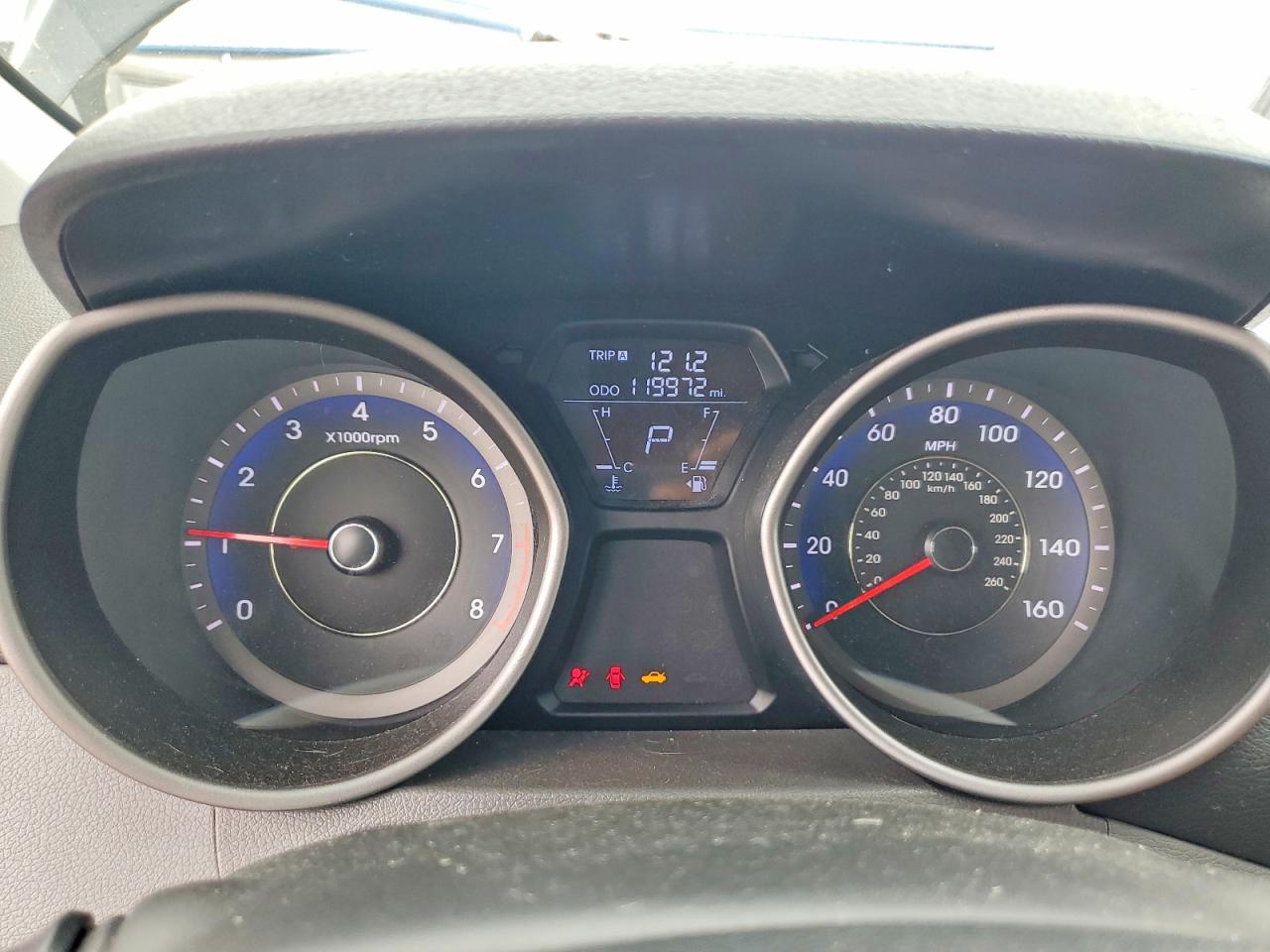2013 Hyundai Elantra Gls Black vin: KMHDH4AE5DU645314