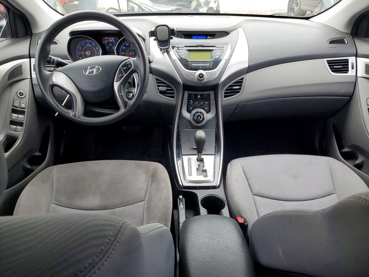 2013 Hyundai Elantra Gls Black vin: KMHDH4AE5DU645314