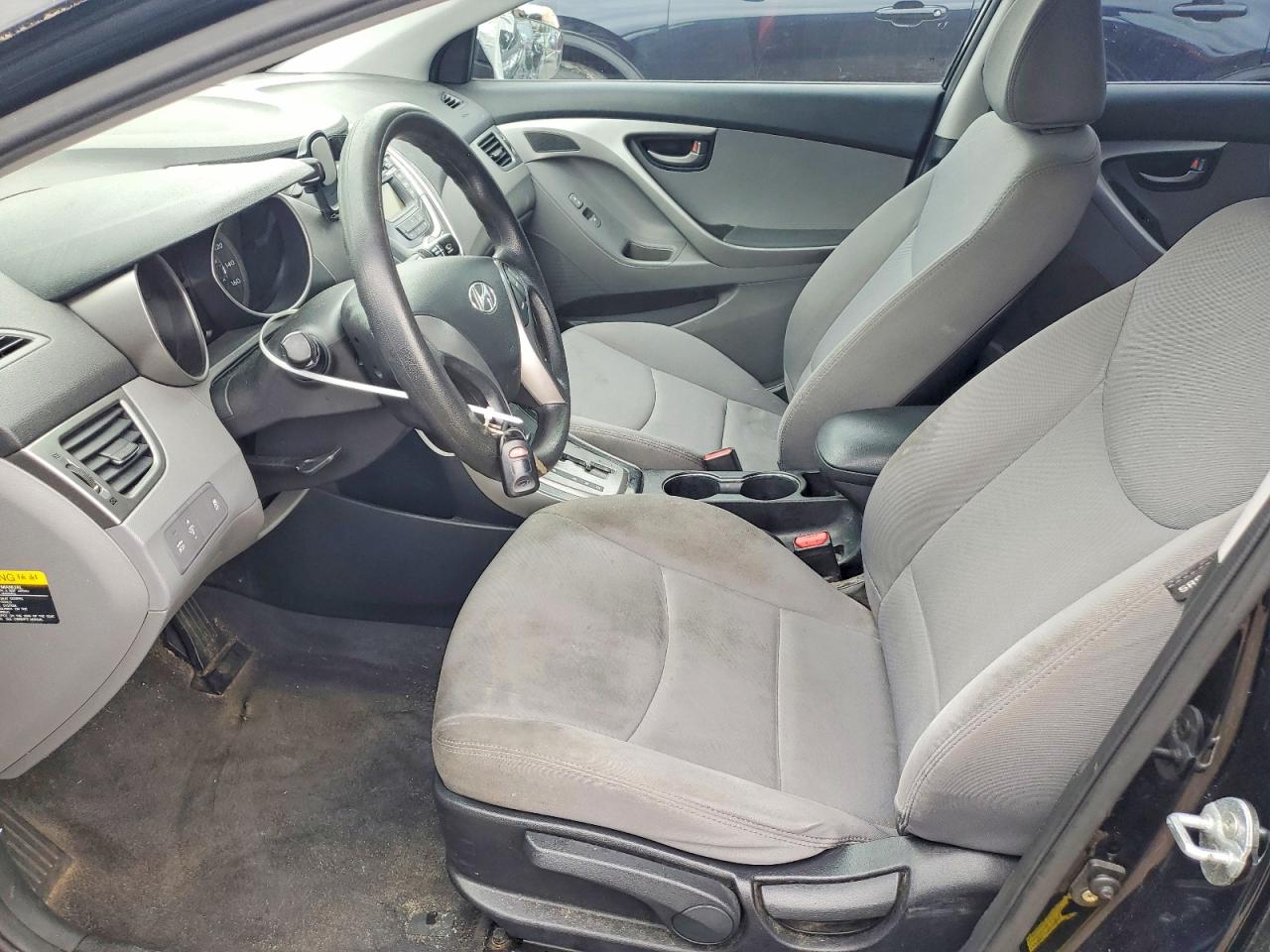 2013 Hyundai Elantra Gls Black vin: KMHDH4AE5DU645314