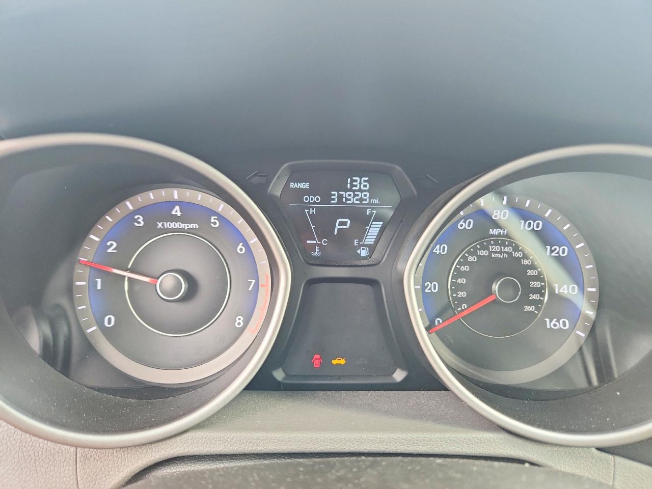 2013 Hyundai Elantra Gls Black vin: KMHDH4AE5DU654207