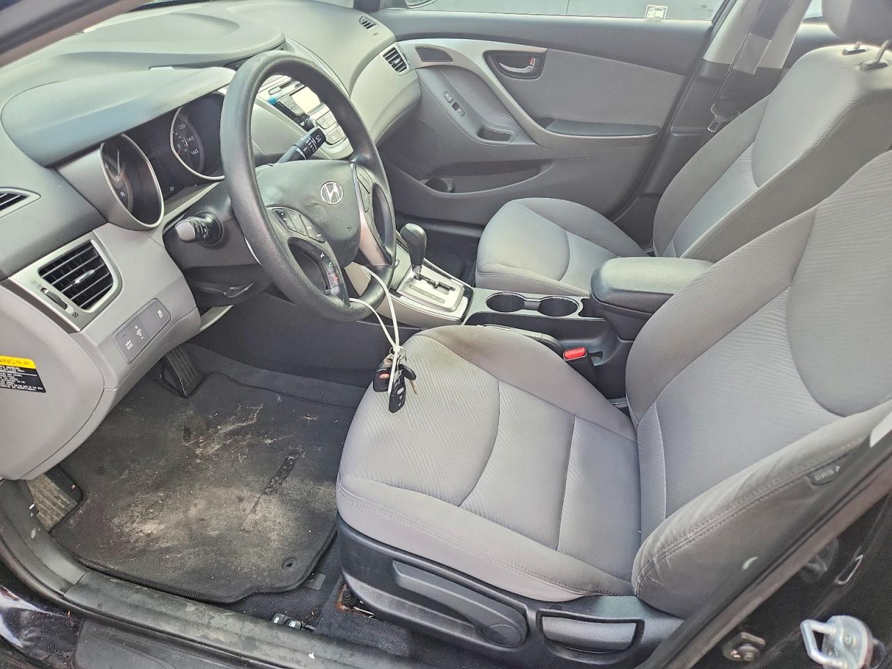 2013 Hyundai Elantra Gls Black vin: KMHDH4AE5DU654207