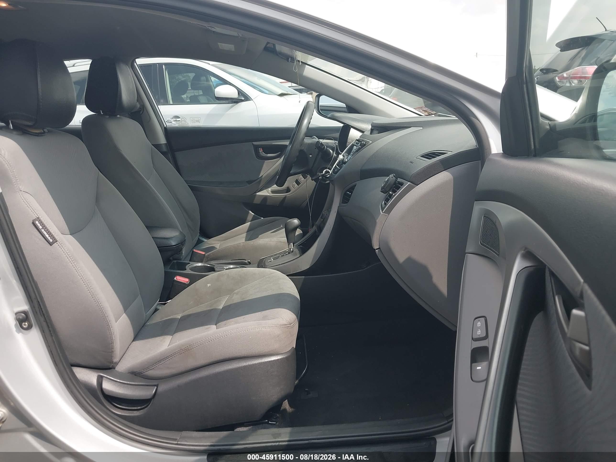 2013 Hyundai Elantra Gls Silver vin: KMHDH4AE5DU660492