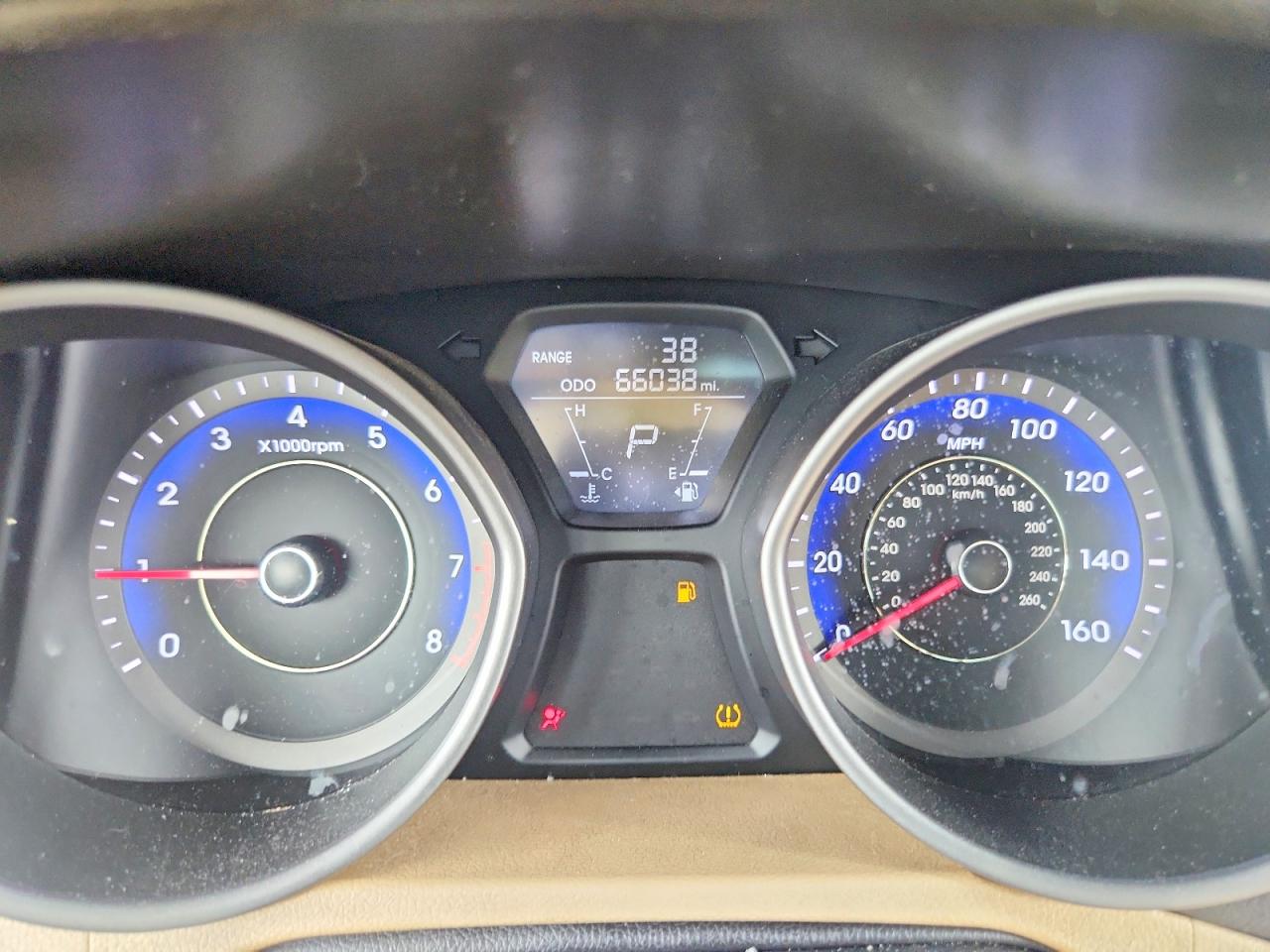 2013 Hyundai Elantra Gls Red vin: KMHDH4AE5DU662954
