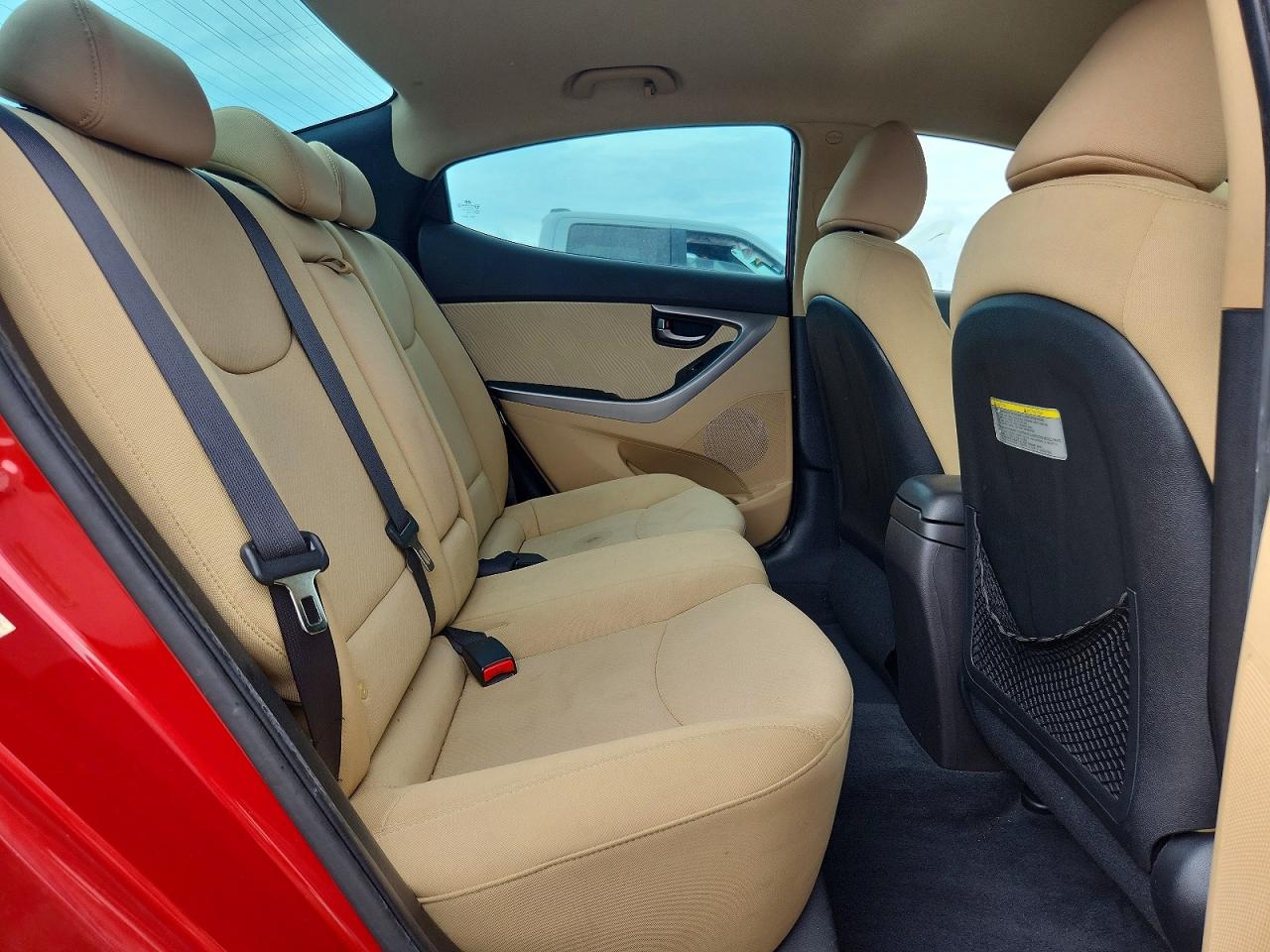 2013 Hyundai Elantra Gls Red vin: KMHDH4AE5DU662954