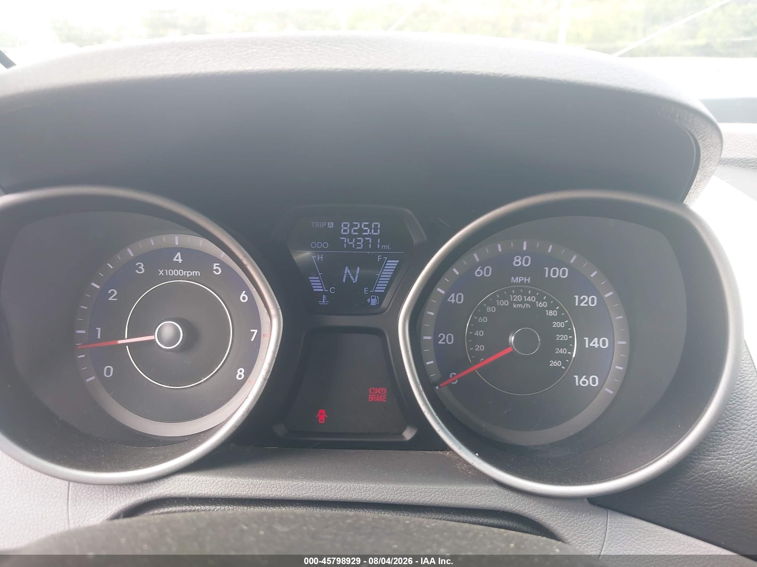 2013 Hyundai Elantra Limited Blue vin: KMHDH4AE5DU676255
