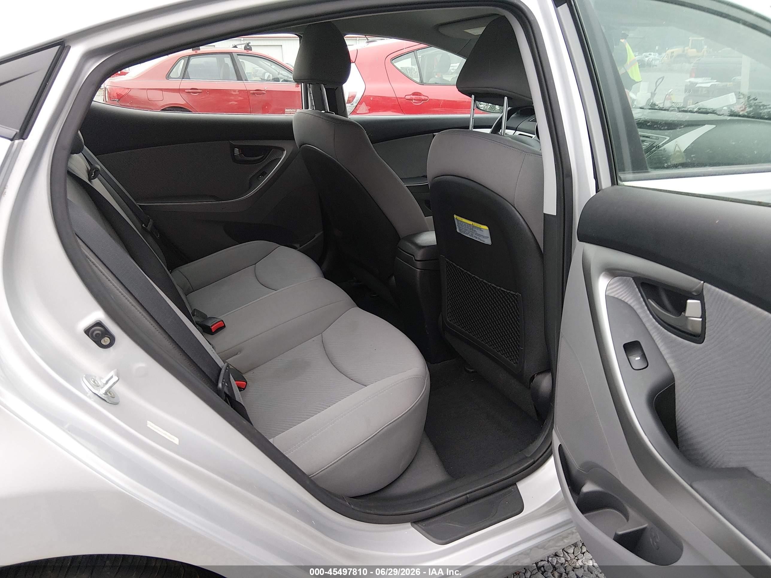 2013 Hyundai Elantra Gls Silver vin: KMHDH4AE5DU712218