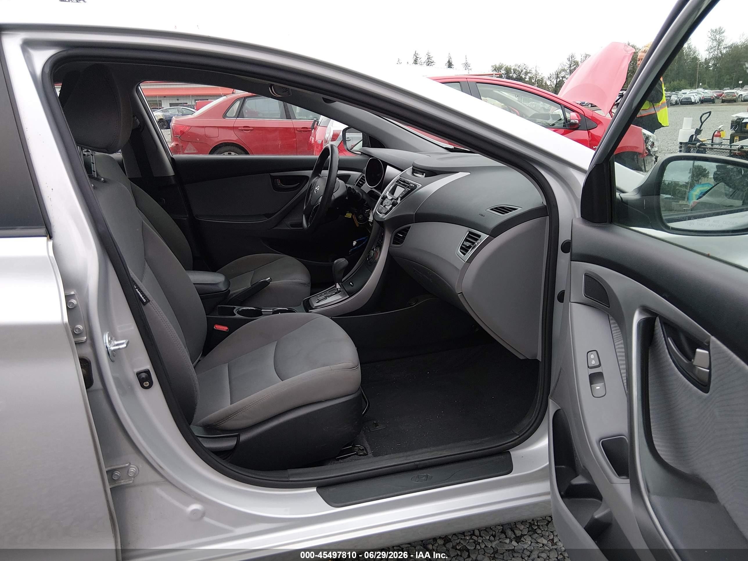 2013 Hyundai Elantra Gls Silver vin: KMHDH4AE5DU712218