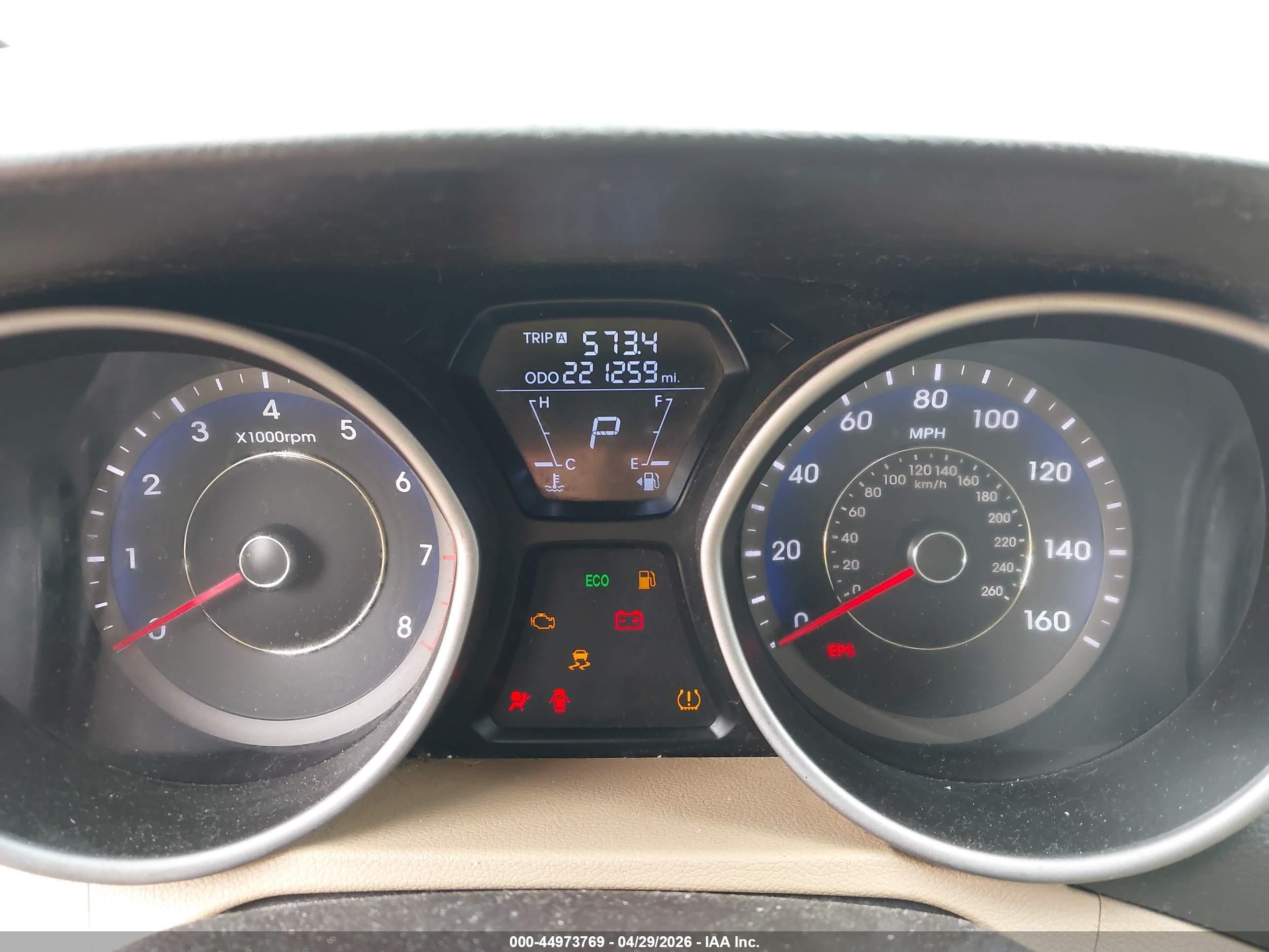 2013 Hyundai Elantra Gls Light Blue vin: KMHDH4AE5DU713935