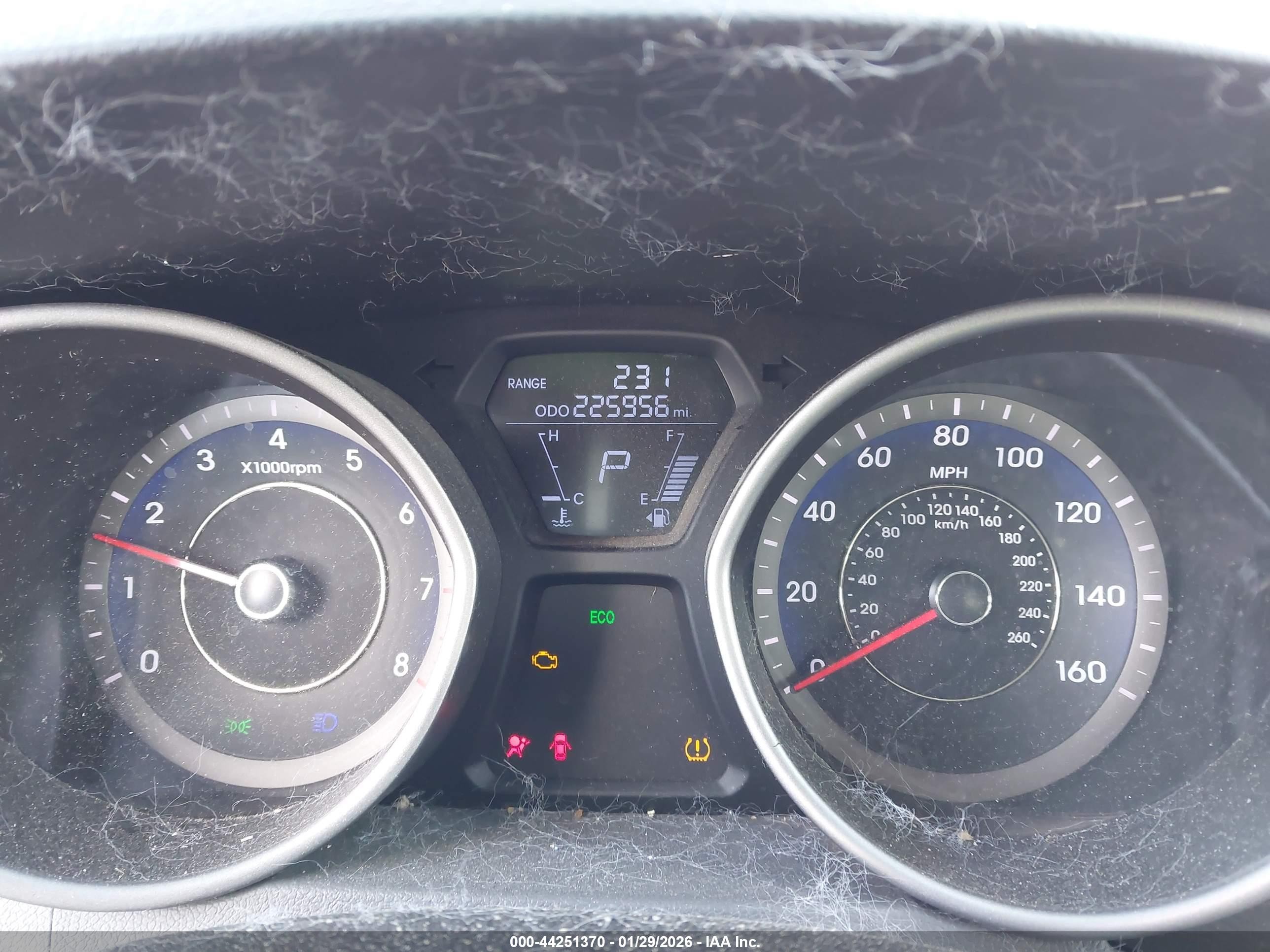2013 Hyundai Elantra Gls Black vin: KMHDH4AE5DU719329