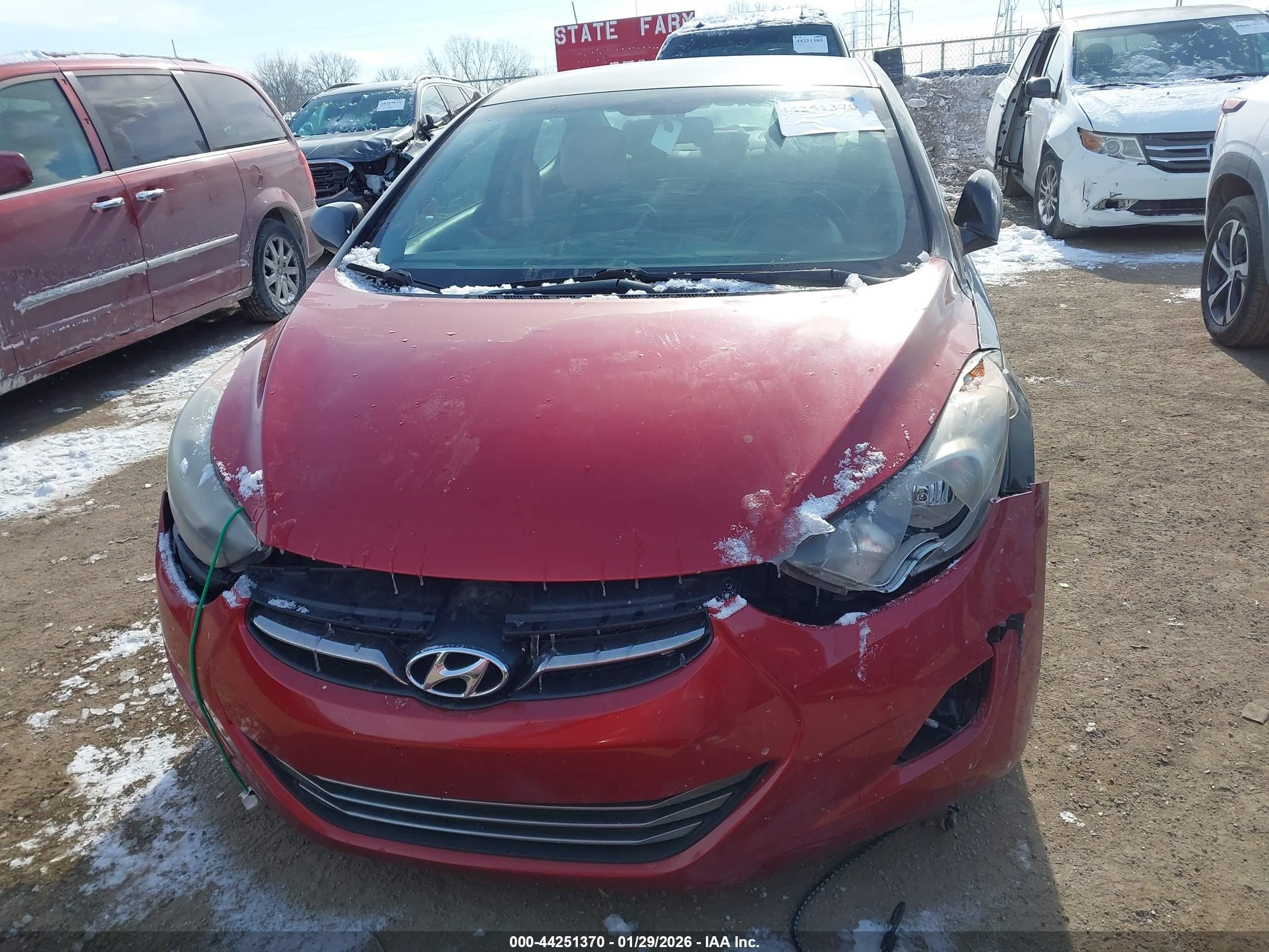 2013 Hyundai Elantra Gls Black vin: KMHDH4AE5DU719329