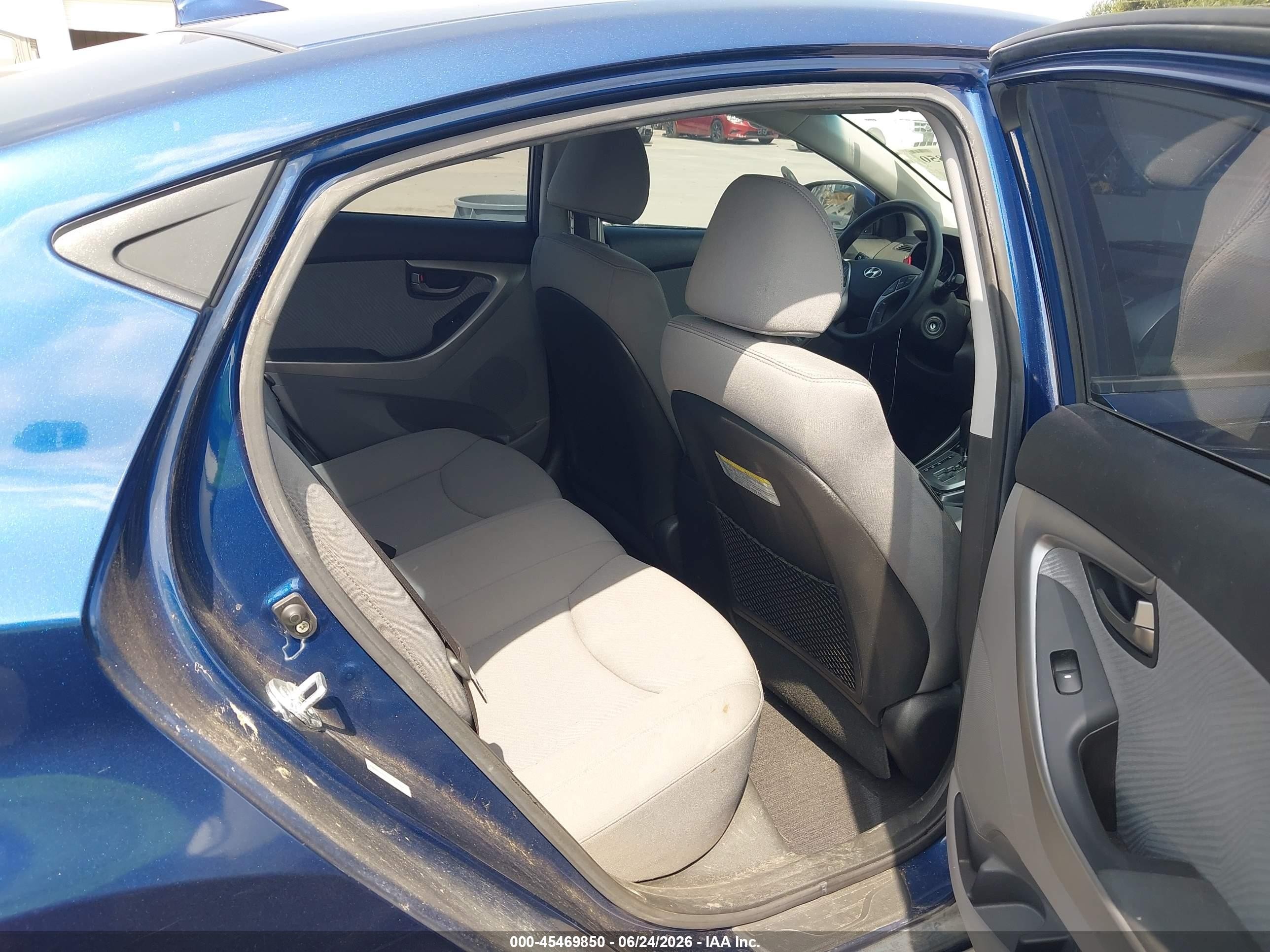 2013 Hyundai Elantra Gls Blue vin: KMHDH4AE5DU748667