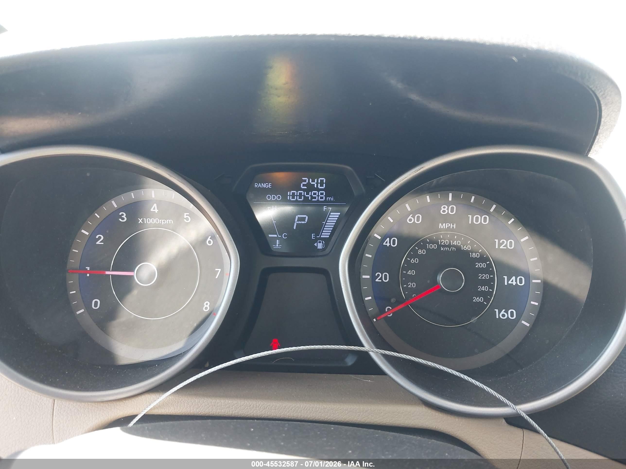 2013 Hyundai Elantra Gls Blue vin: KMHDH4AE5DU754405