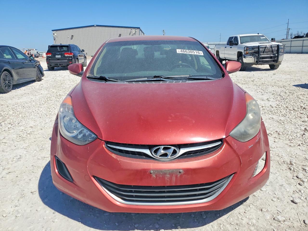 2013 Hyundai Elantra Gls Red vin: KMHDH4AE5DU788196