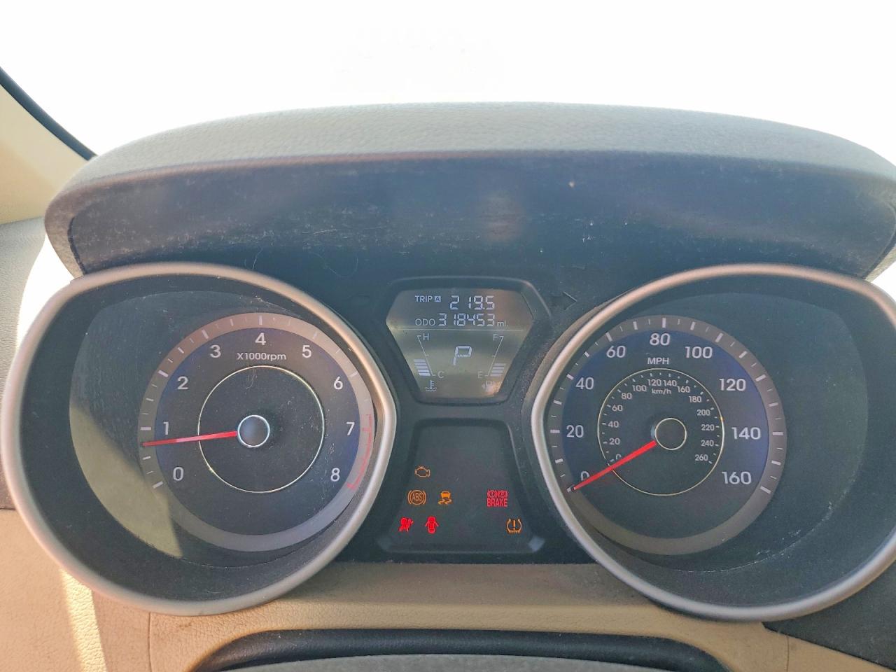 2013 Hyundai Elantra Gls Red vin: KMHDH4AE5DU788196