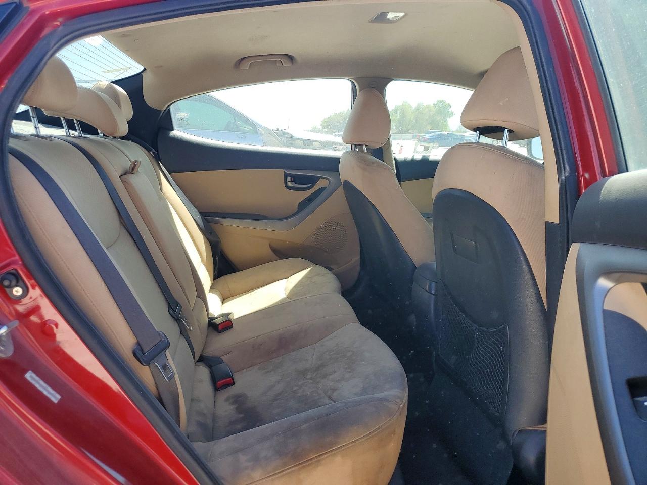 2013 Hyundai Elantra Gls Red vin: KMHDH4AE5DU788196