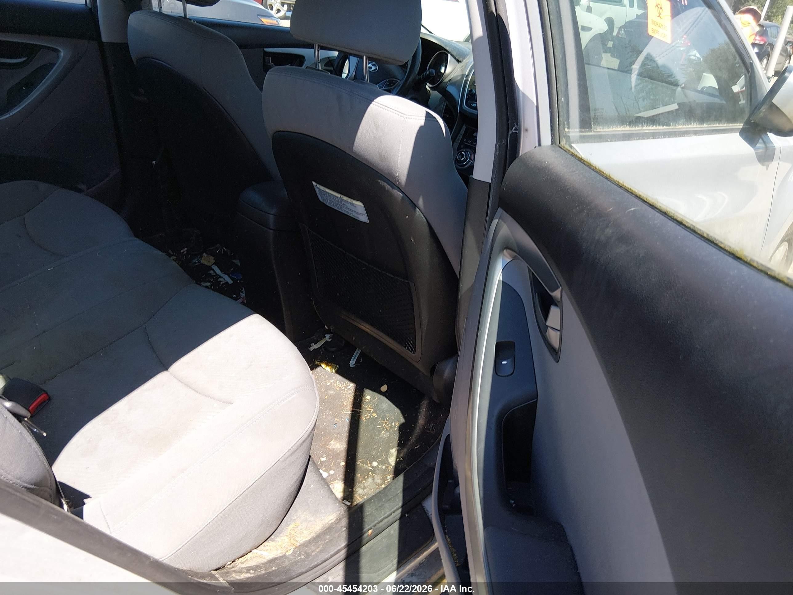 2013 Hyundai Elantra Gls Silver vin: KMHDH4AE5DU816840