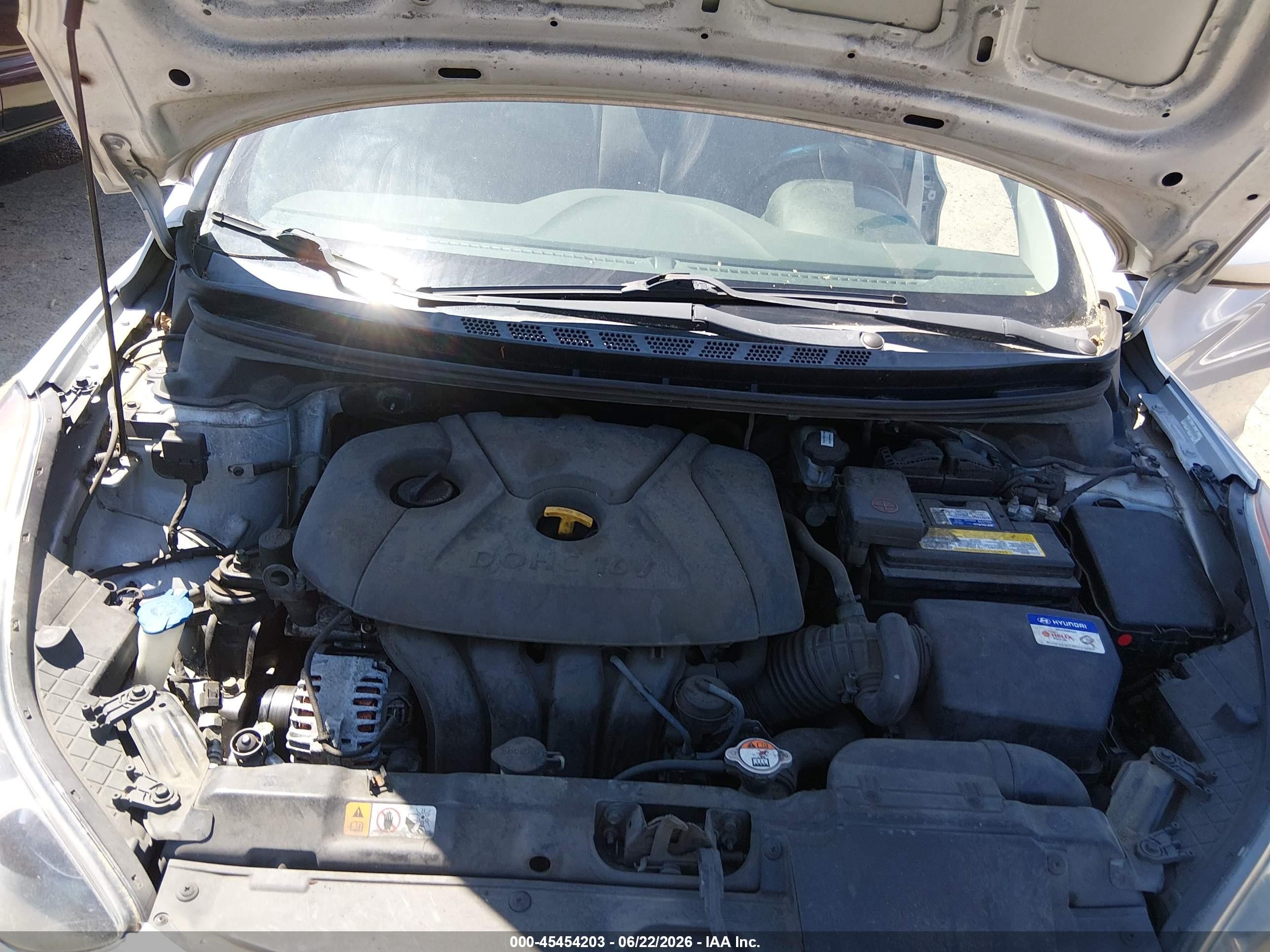 2013 Hyundai Elantra Gls Silver vin: KMHDH4AE5DU816840