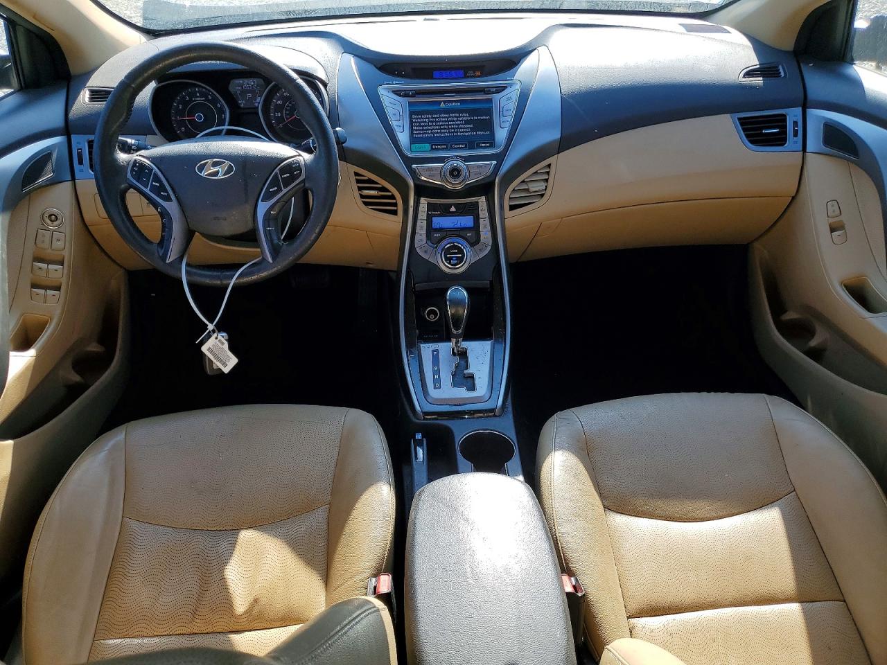 2013 Hyundai Elantra Limited Blue vin: KMHDH4AE5DU837039