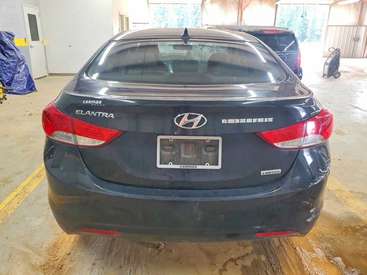 2013 Hyundai Elantra Limited Black vin: KMHDH4AE5DU888542