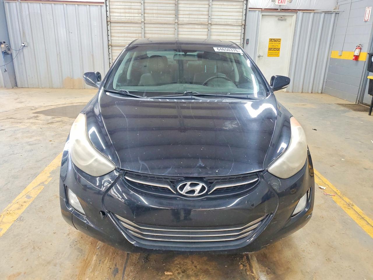 2013 Hyundai Elantra Limited Black vin: KMHDH4AE5DU888542