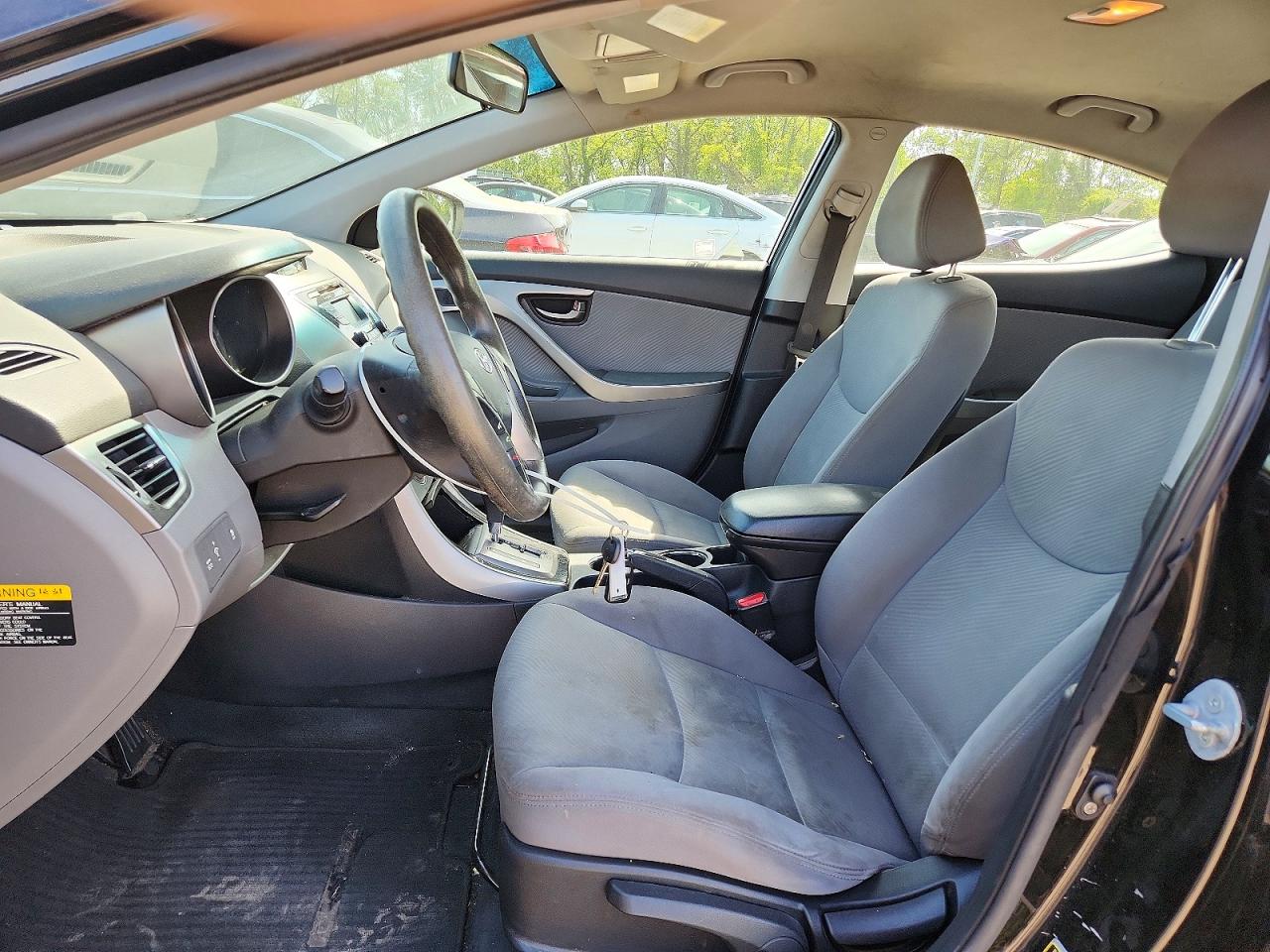 2013 Hyundai Elantra Gls Black vin: KMHDH4AE5DU906120