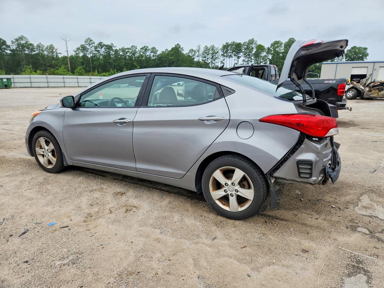 2013 Hyundai Elantra Gls Blue vin: KMHDH4AE5DU970173