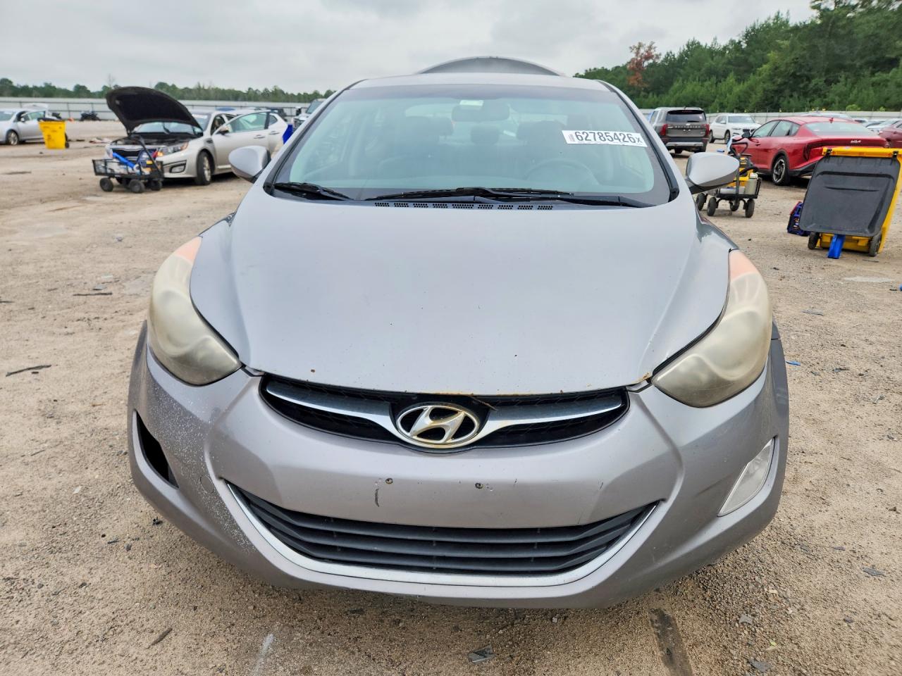 2013 Hyundai Elantra Gls Blue vin: KMHDH4AE5DU970173