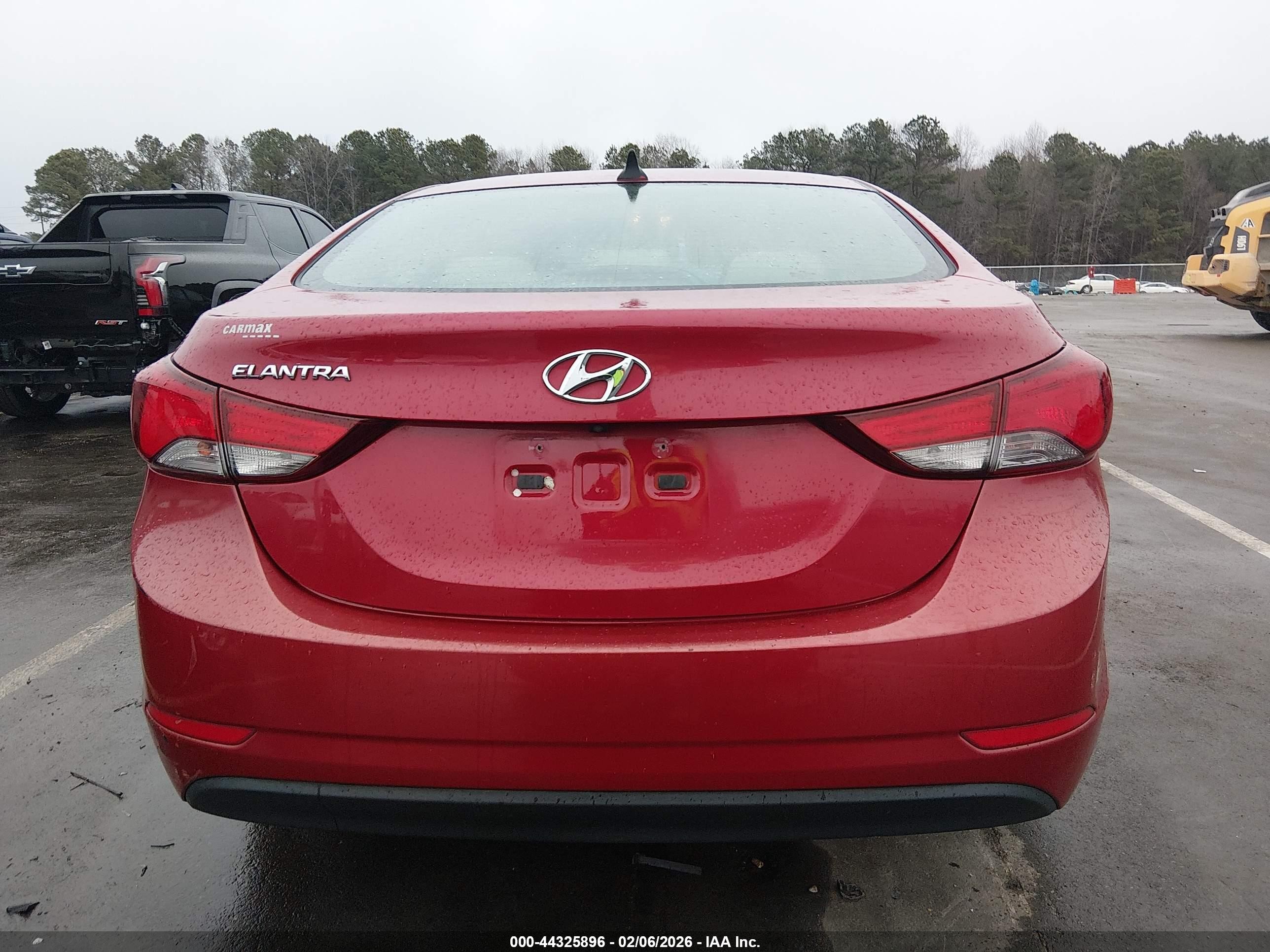 2014 Hyundai Elantra Se Красный vin: KMHDH4AE5EU030988