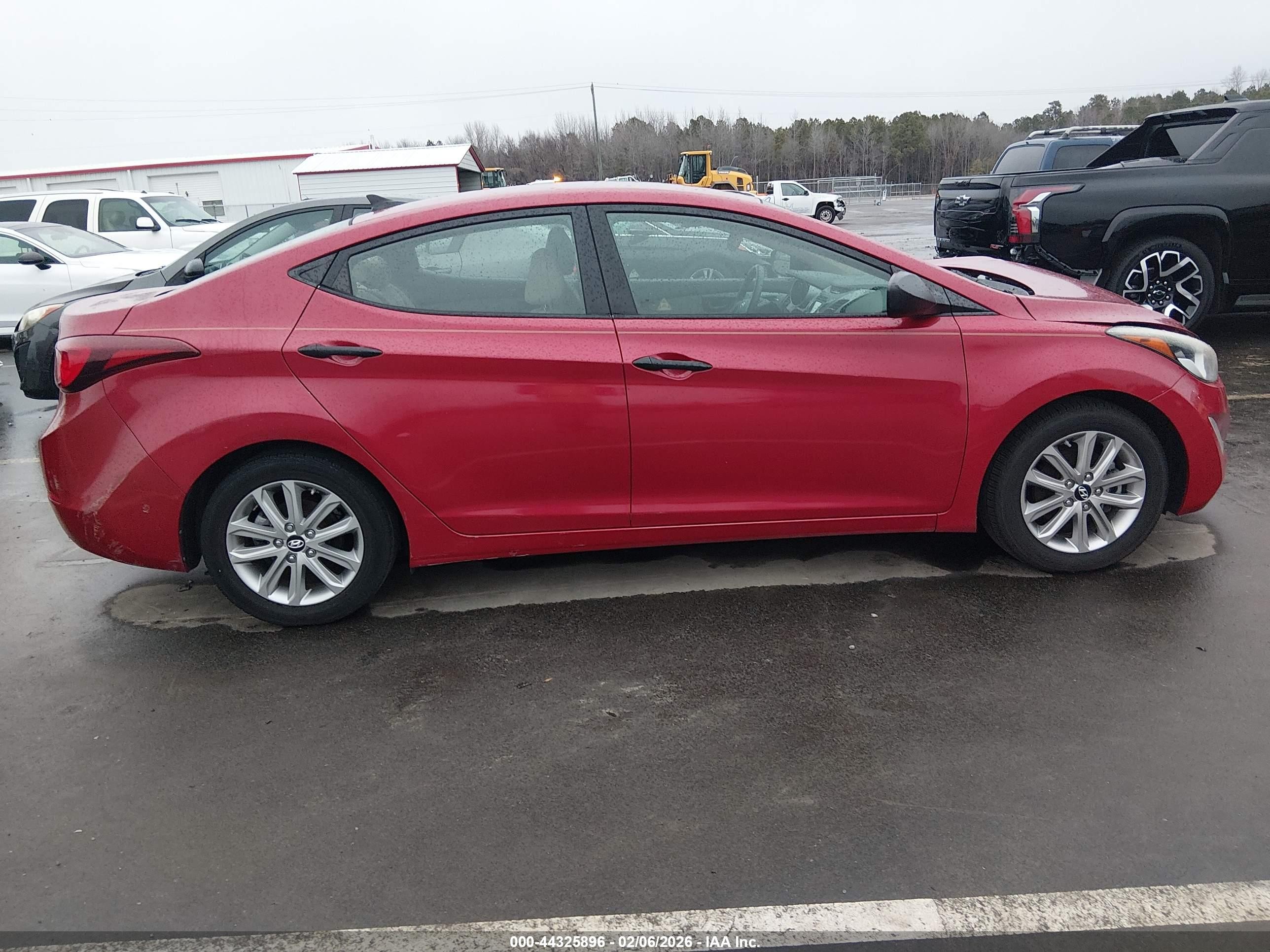 2014 Hyundai Elantra Se Красный vin: KMHDH4AE5EU030988