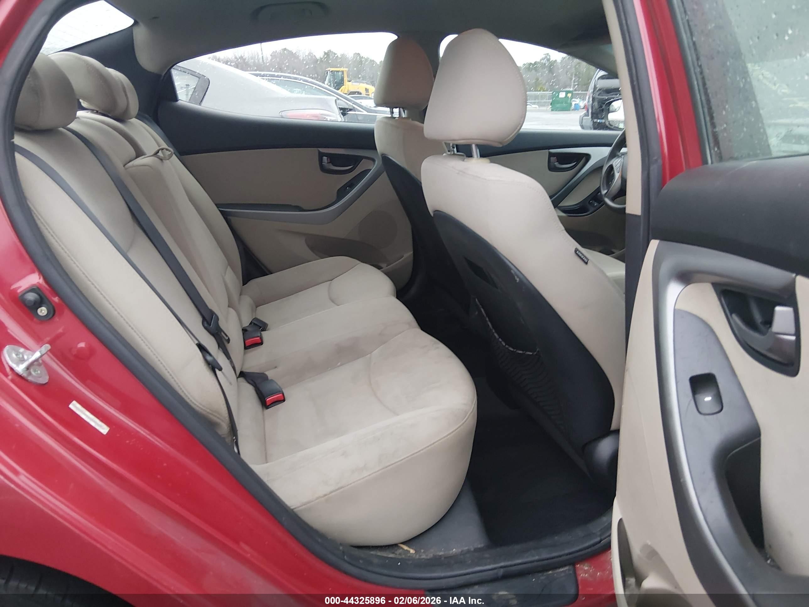 2014 Hyundai Elantra Se Красный vin: KMHDH4AE5EU030988
