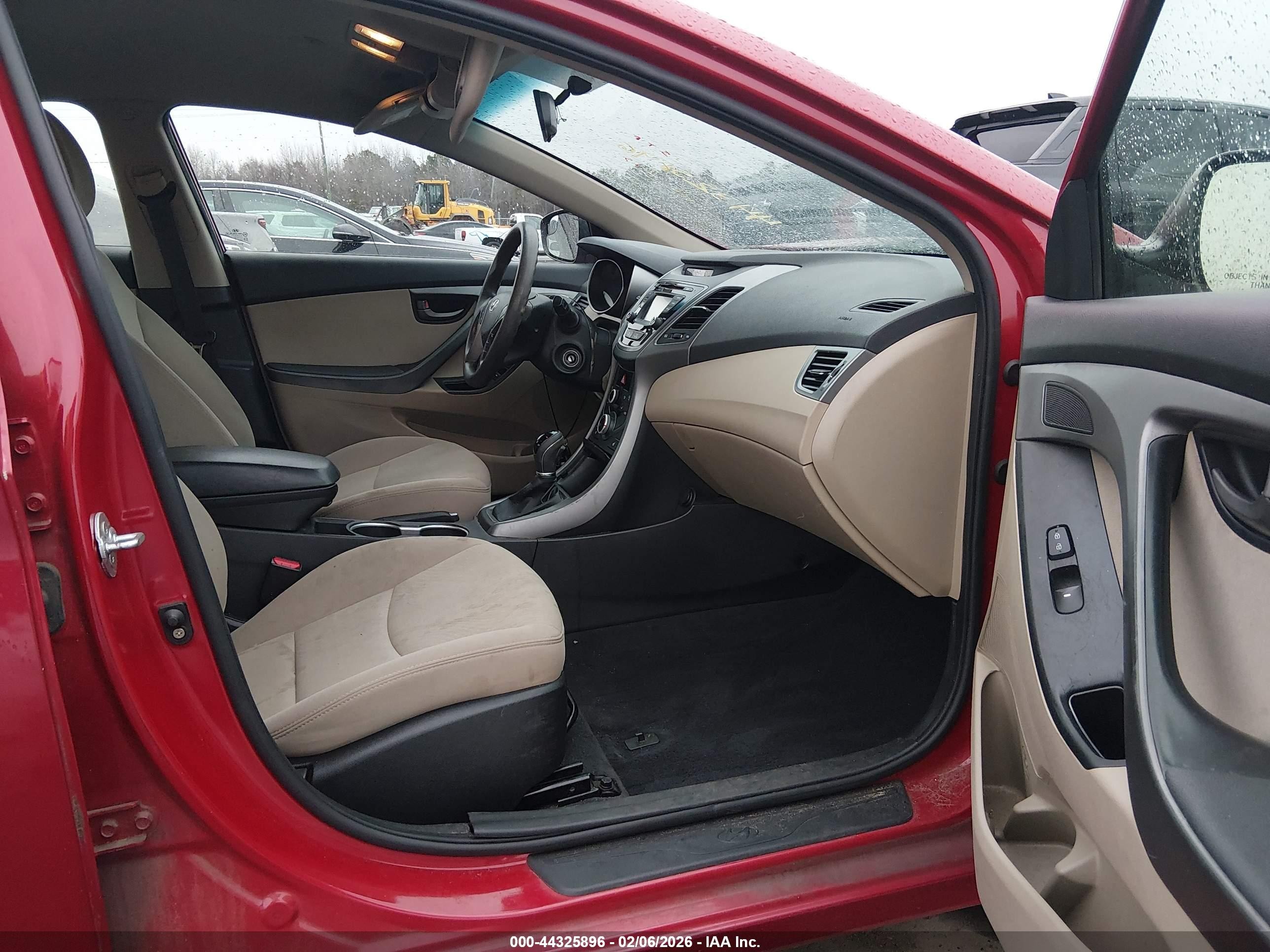 2014 Hyundai Elantra Se Красный vin: KMHDH4AE5EU030988