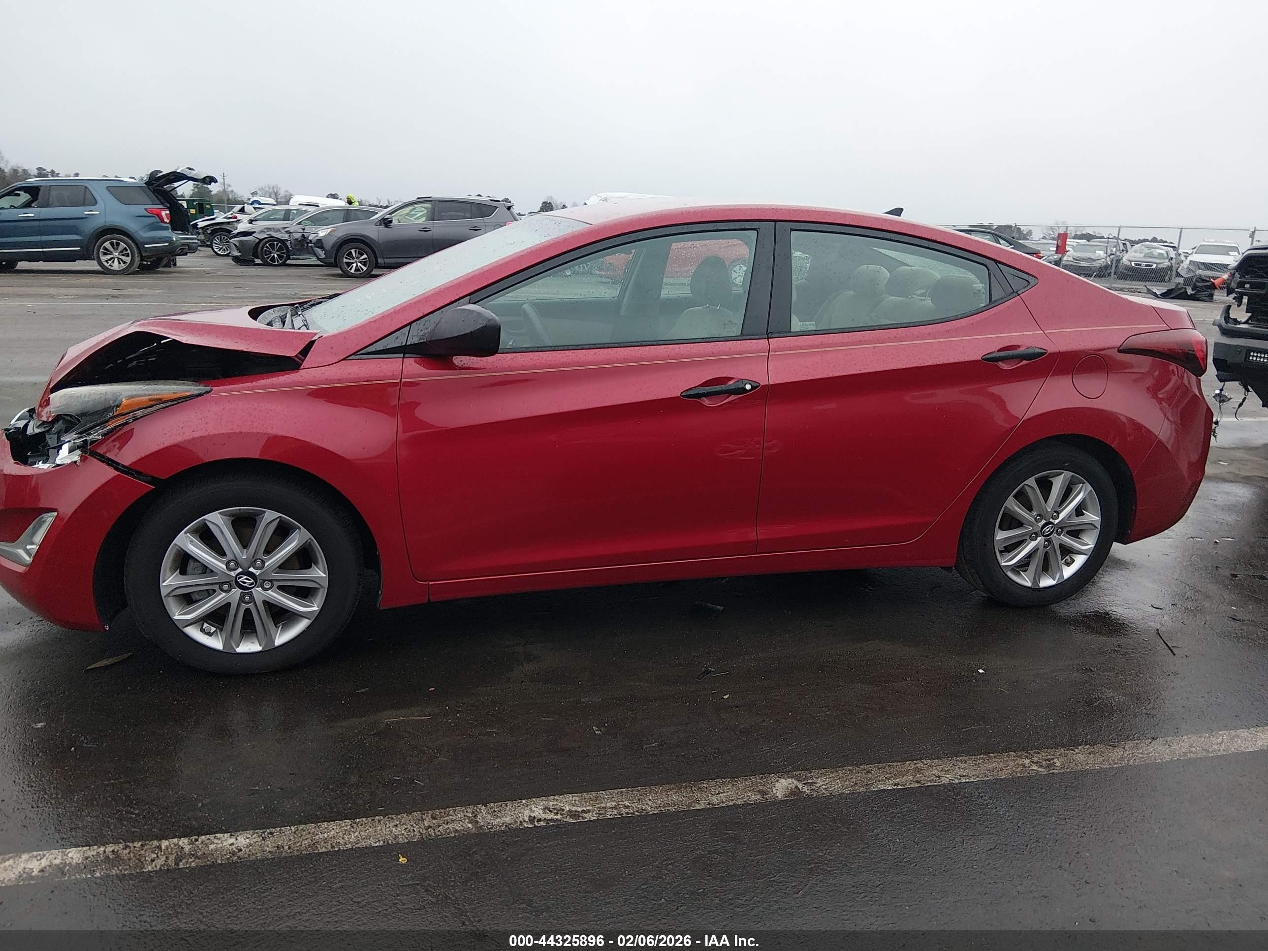 2014 Hyundai Elantra Se Красный vin: KMHDH4AE5EU030988