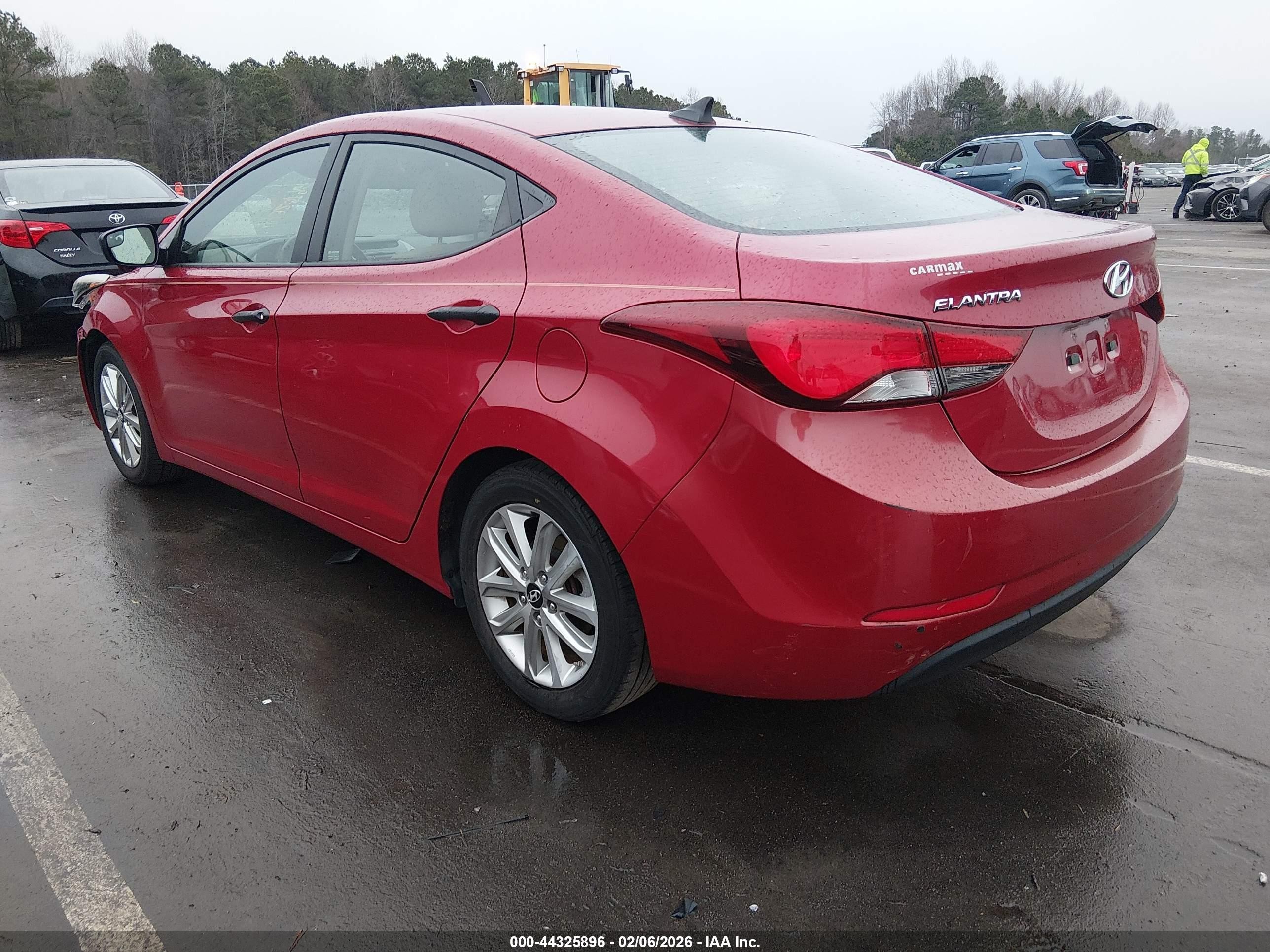 2014 Hyundai Elantra Se Красный vin: KMHDH4AE5EU030988