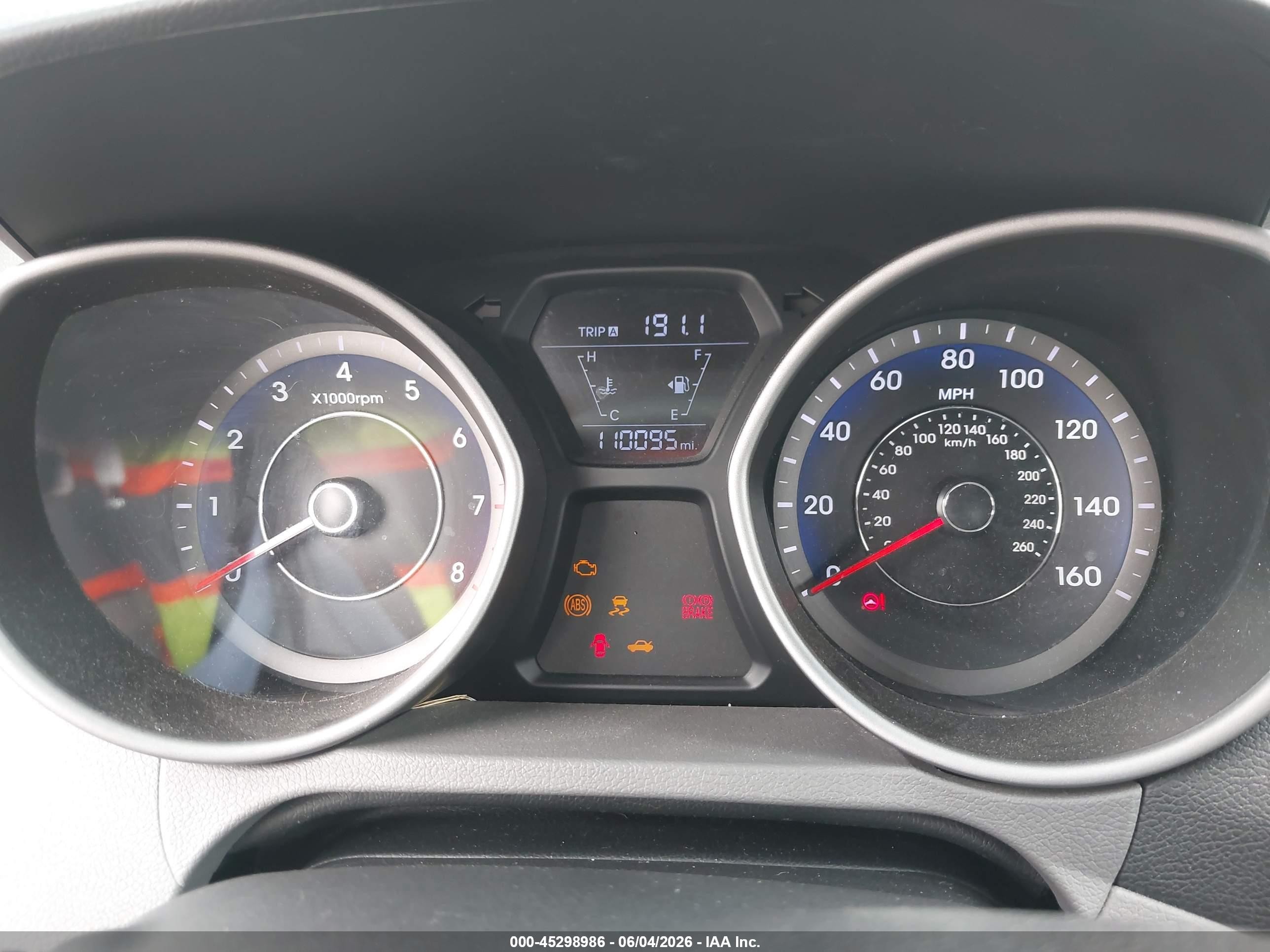 2014 Hyundai Elantra Se Black vin: KMHDH4AE5EU041621