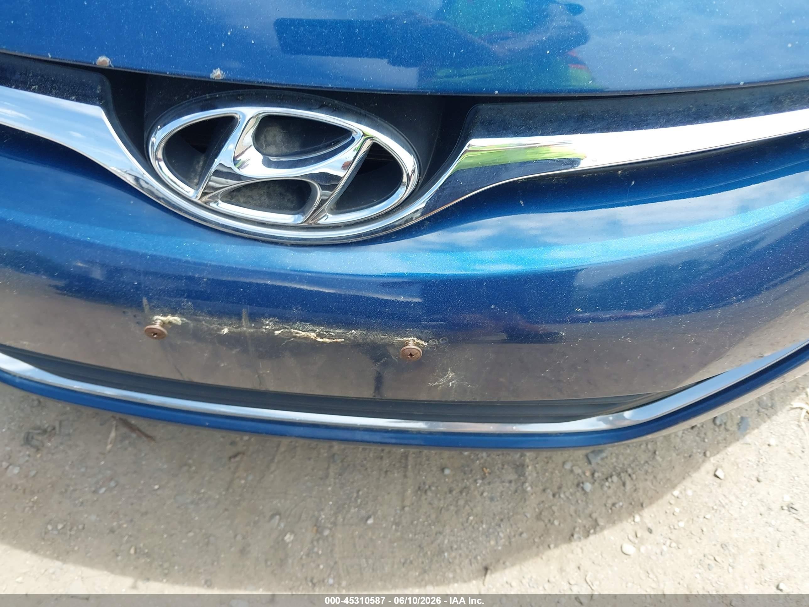 2014 Hyundai Elantra Se Синий vin: KMHDH4AE5EU049931