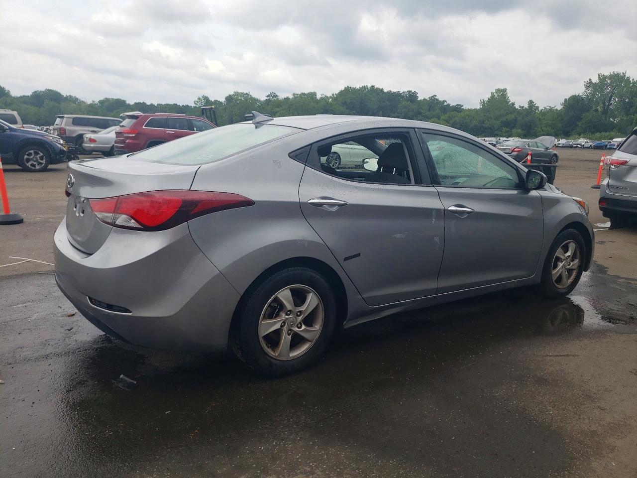 2014 Hyundai Elantra Se Gray vin: KMHDH4AE5EU062131