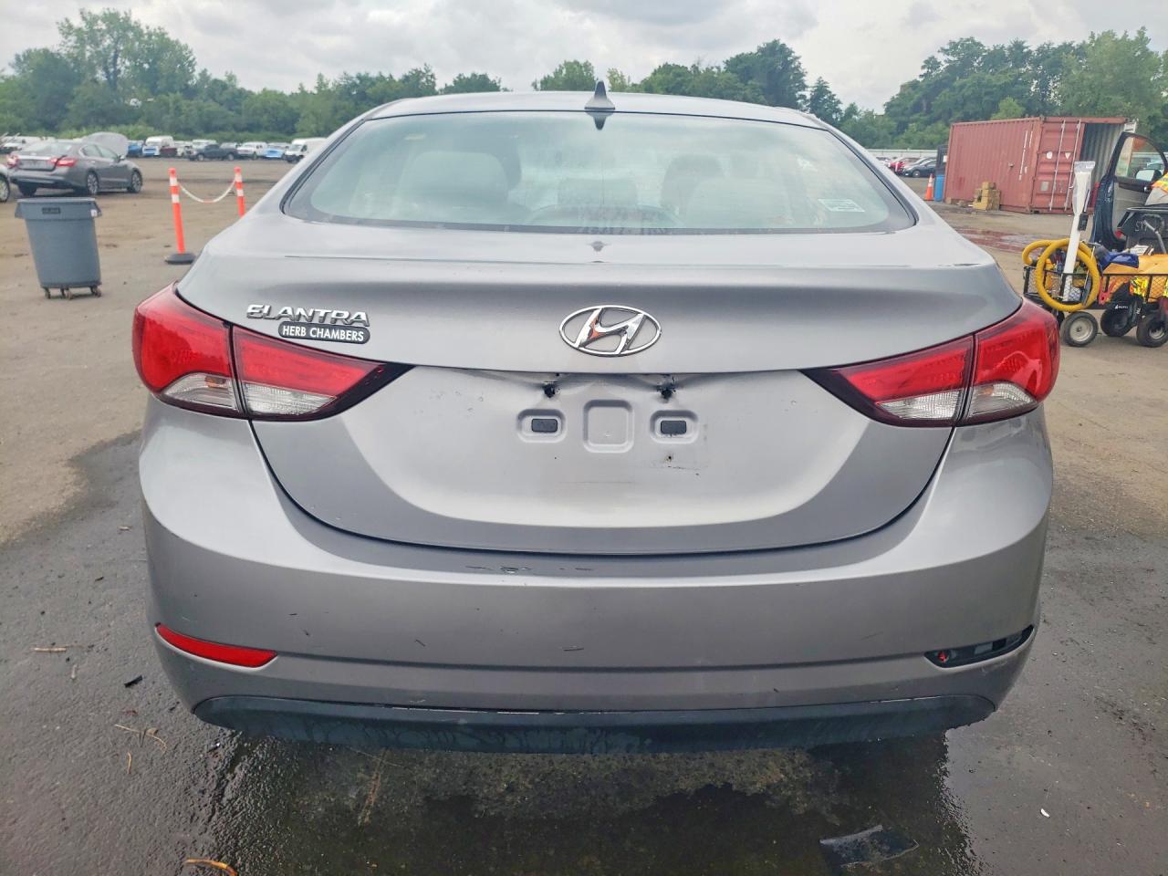 2014 Hyundai Elantra Se Gray vin: KMHDH4AE5EU062131