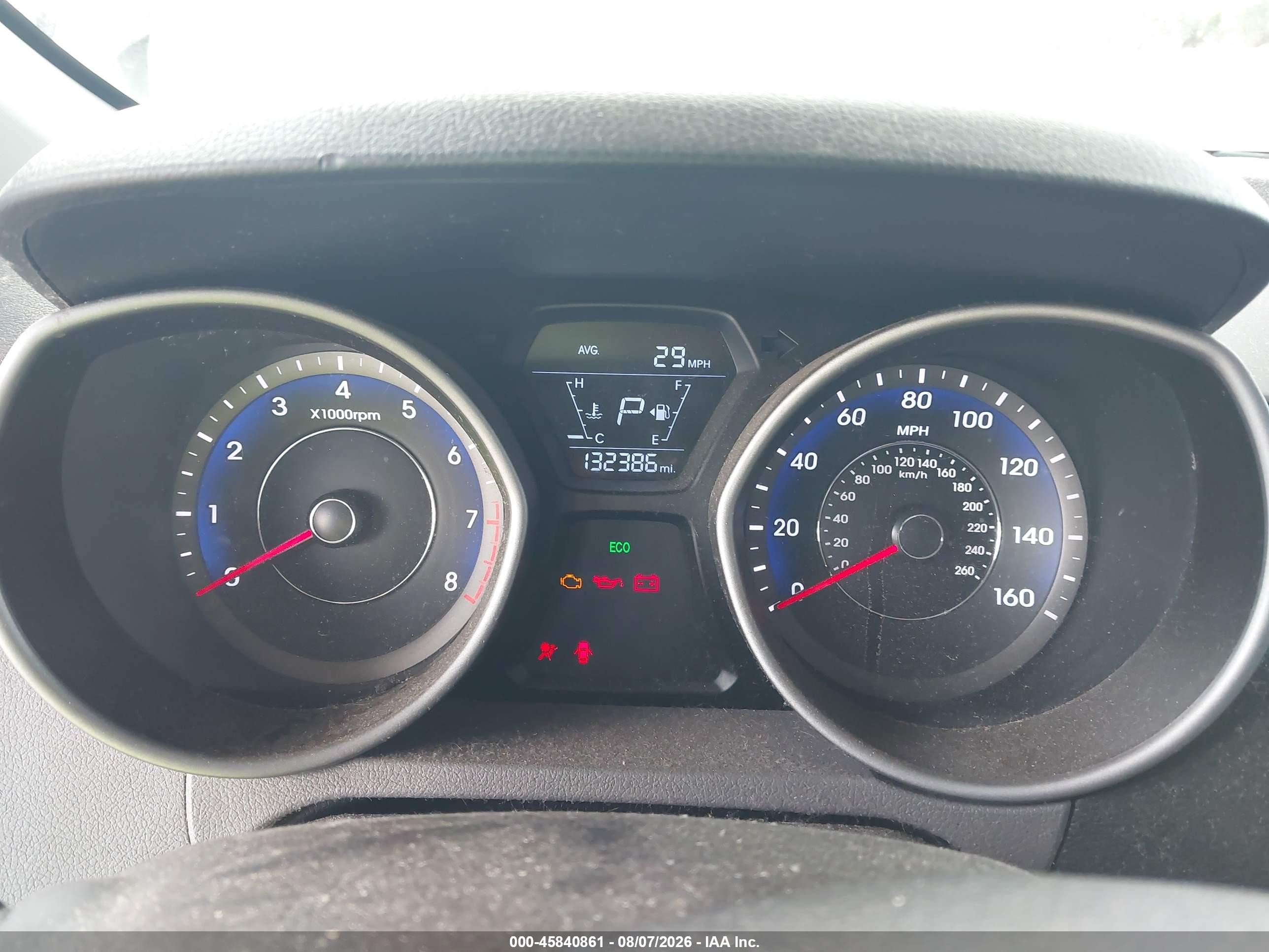 2014 Hyundai Elantra Se Silver vin: KMHDH4AE5EU064915