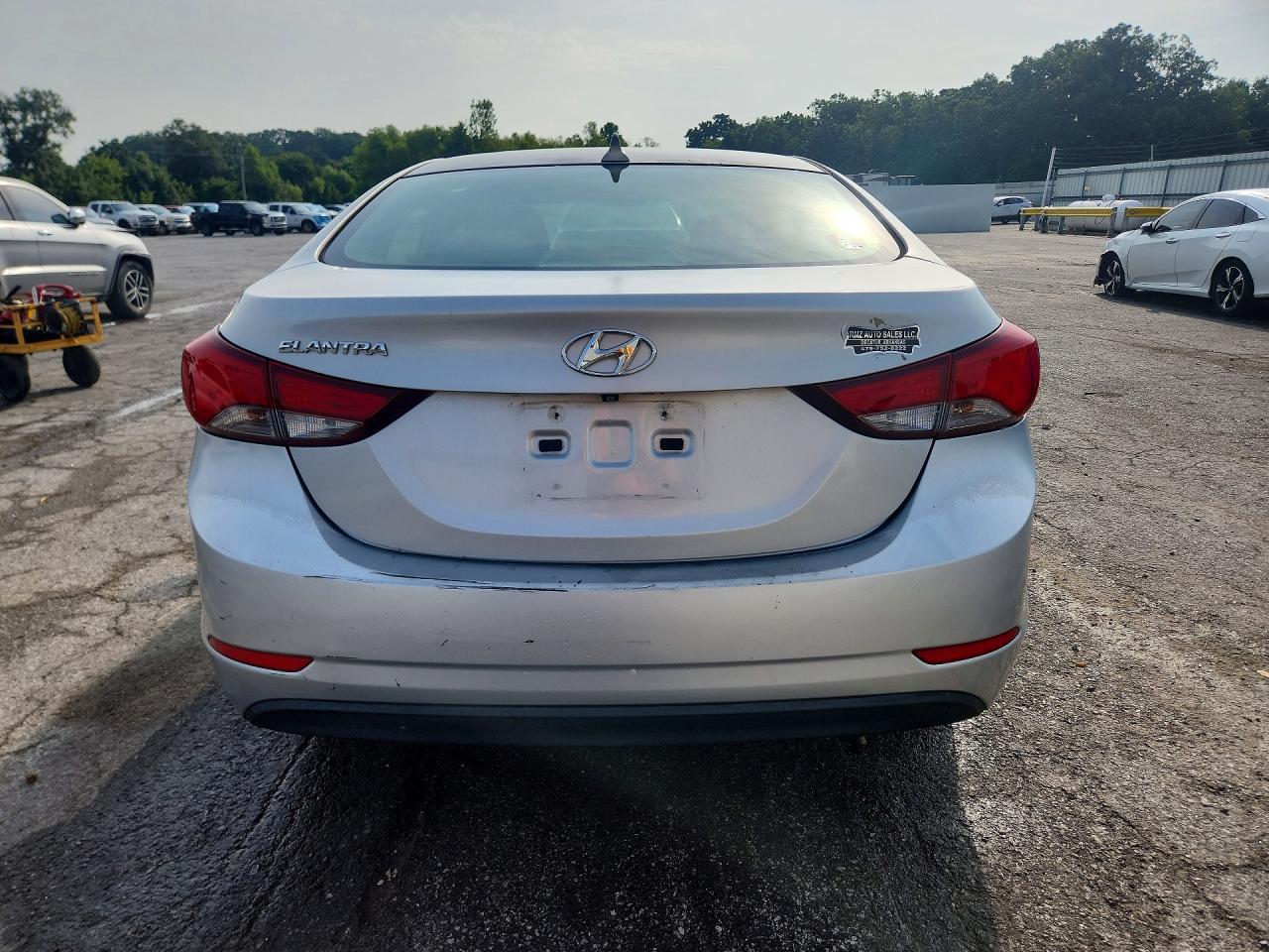 2014 Hyundai Elantra Se Серебряный vin: KMHDH4AE5EU068091