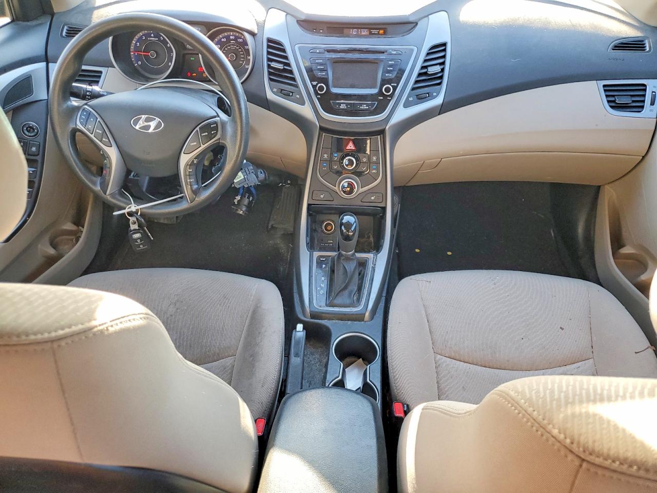2014 Hyundai Elantra Se Black vin: KMHDH4AE5EU073176