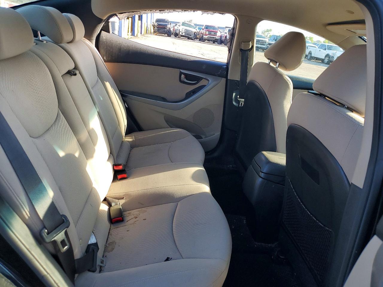 2014 Hyundai Elantra Se Black vin: KMHDH4AE5EU073176