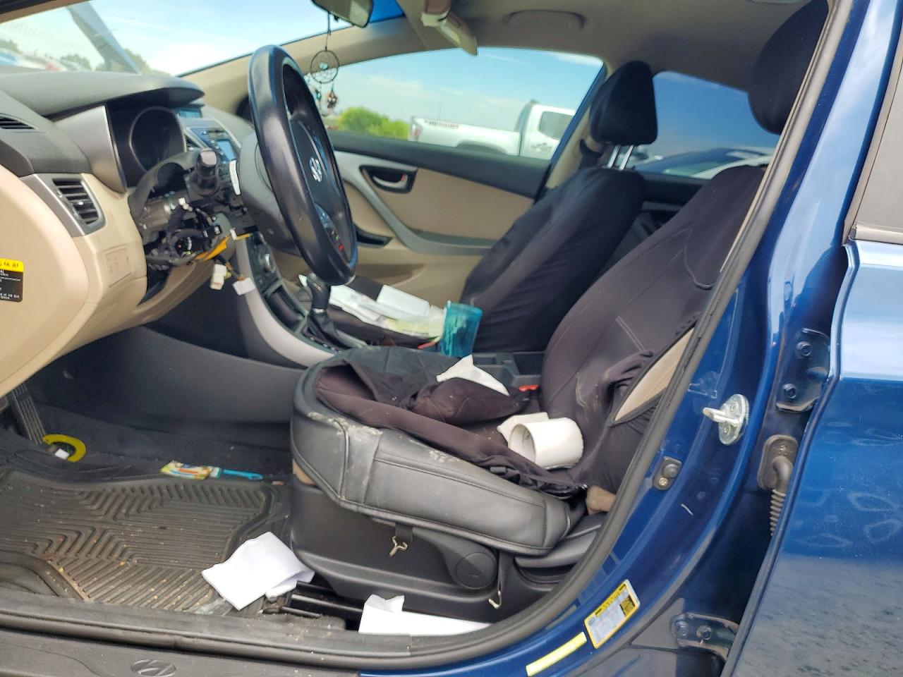 2014 Hyundai Elantra Se Blue vin: KMHDH4AE5EU091953
