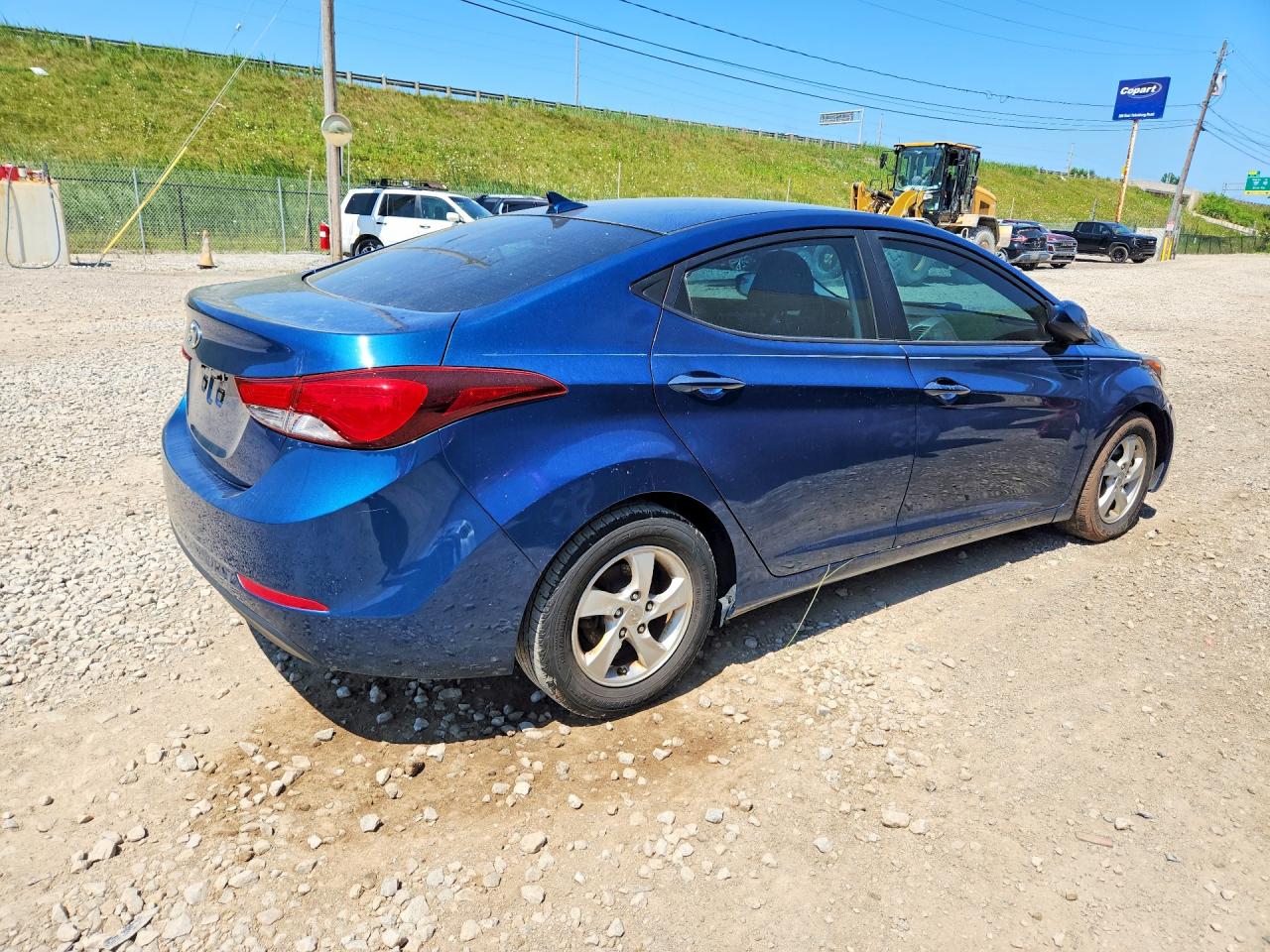 2014 Hyundai Elantra Se Blue vin: KMHDH4AE5EU114387