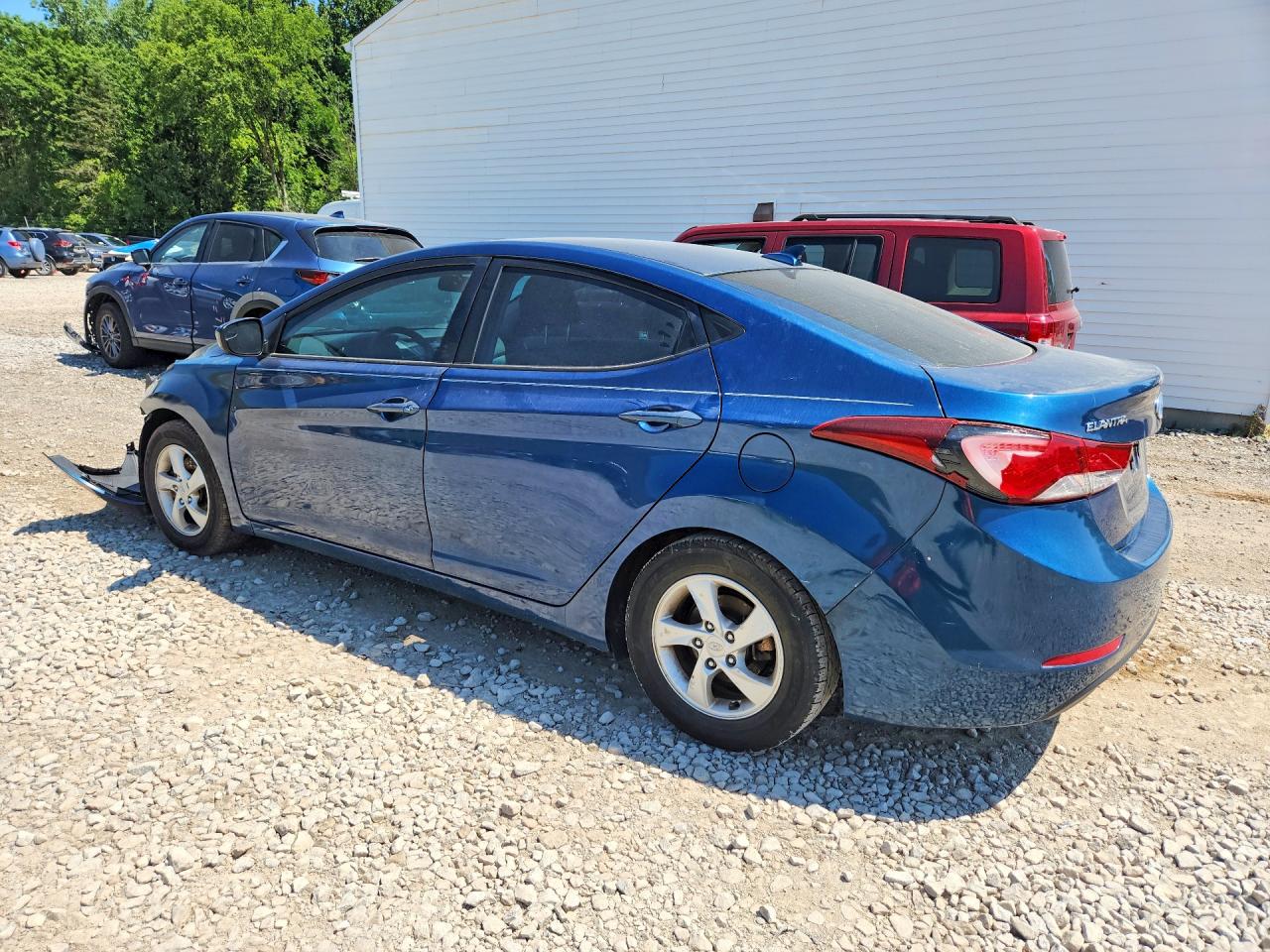 2014 Hyundai Elantra Se Blue vin: KMHDH4AE5EU114387