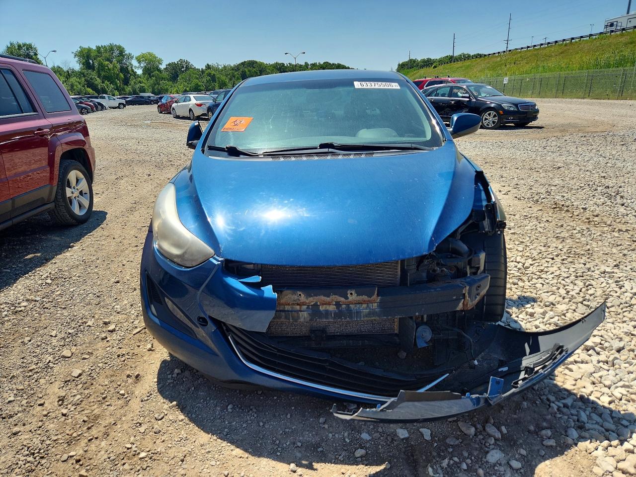 2014 Hyundai Elantra Se Blue vin: KMHDH4AE5EU114387