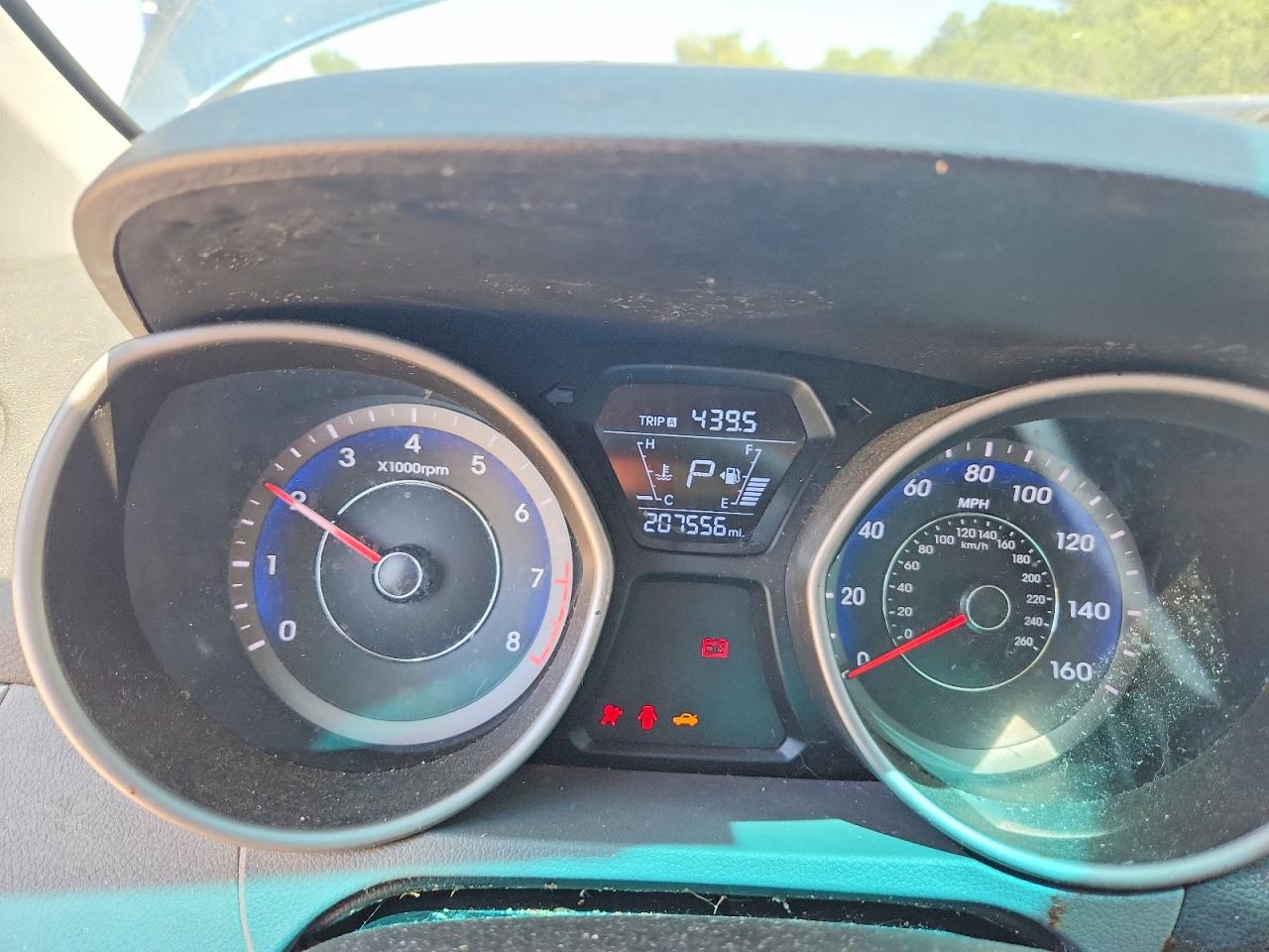 2014 Hyundai Elantra Se Blue vin: KMHDH4AE5EU114387