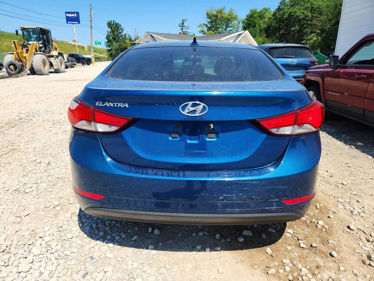 2014 Hyundai Elantra Se Blue vin: KMHDH4AE5EU114387