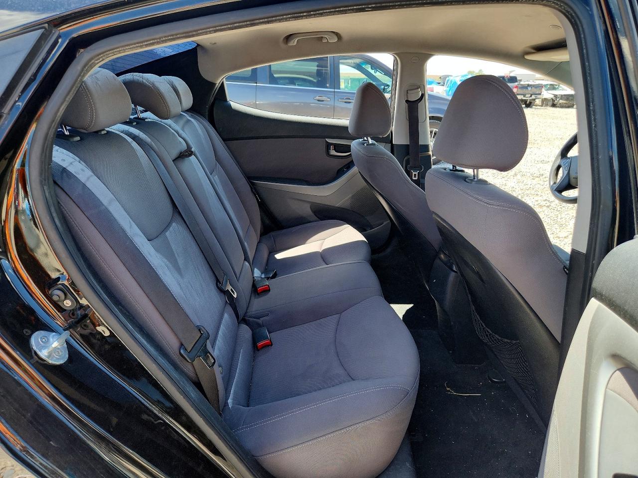 2014 Hyundai Elantra Se Black vin: KMHDH4AE5EU142657