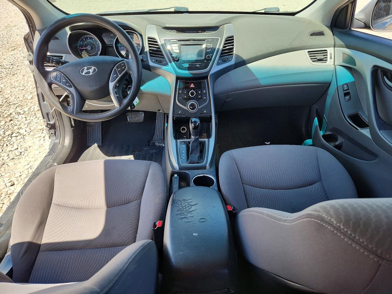 2014 Hyundai Elantra Se Black vin: KMHDH4AE5EU142657
